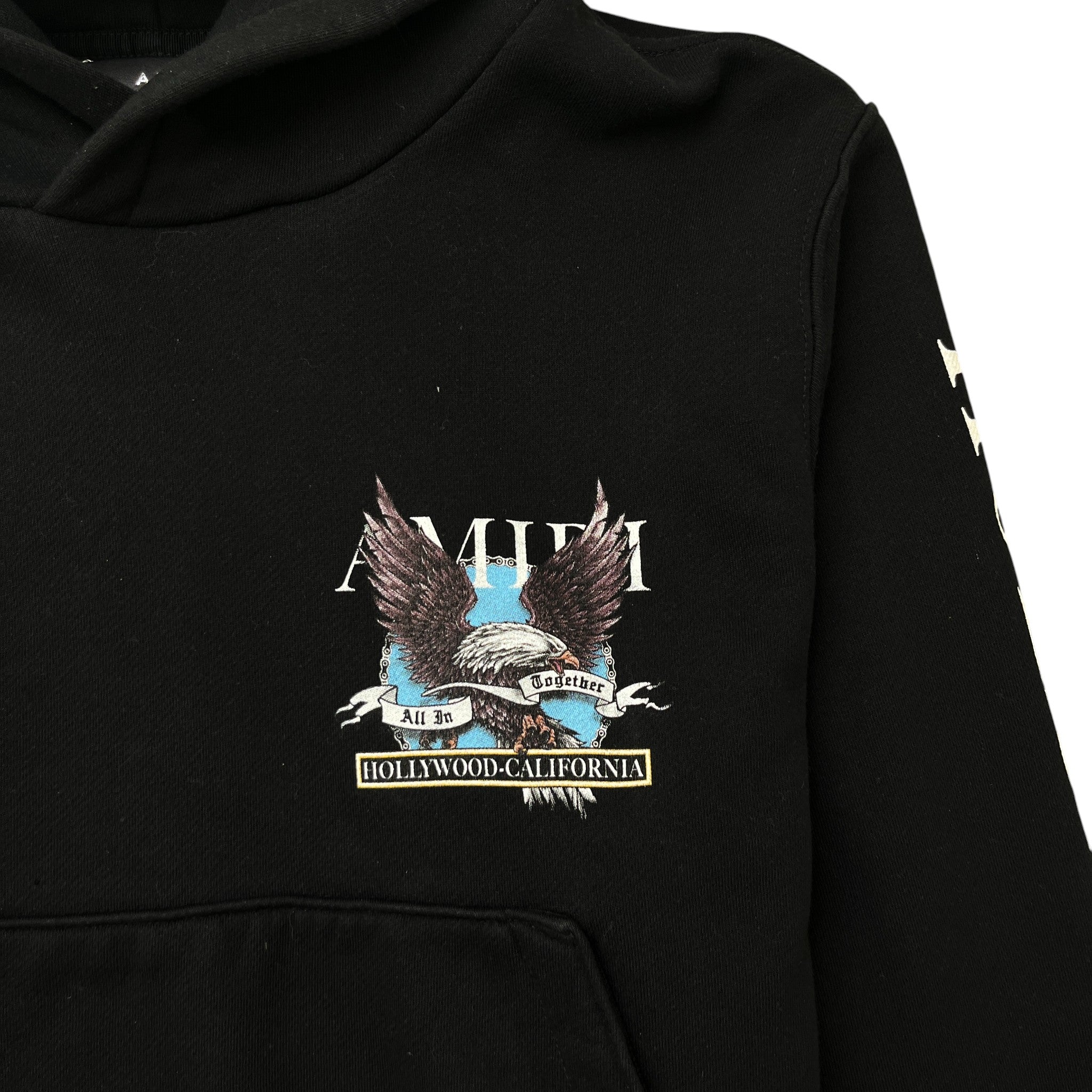 Men's Eagle Hollywood Hoodie Black Size S