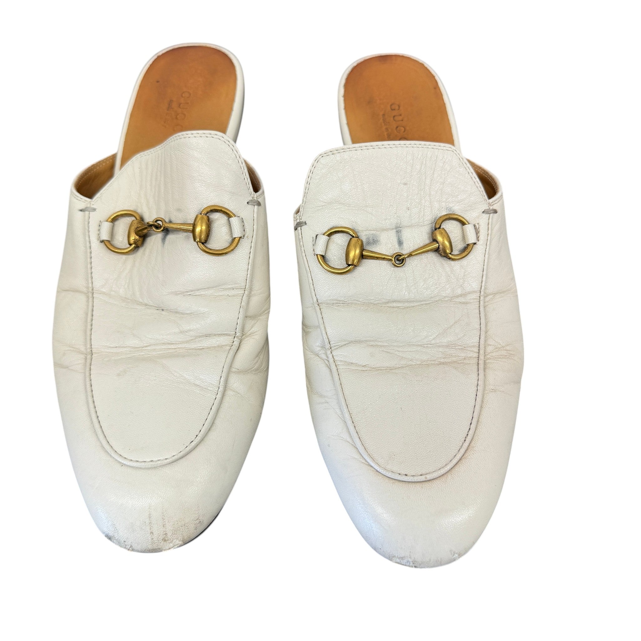 Women's Princetown Loafers Cream Size EU 38.5 / UK 5.5