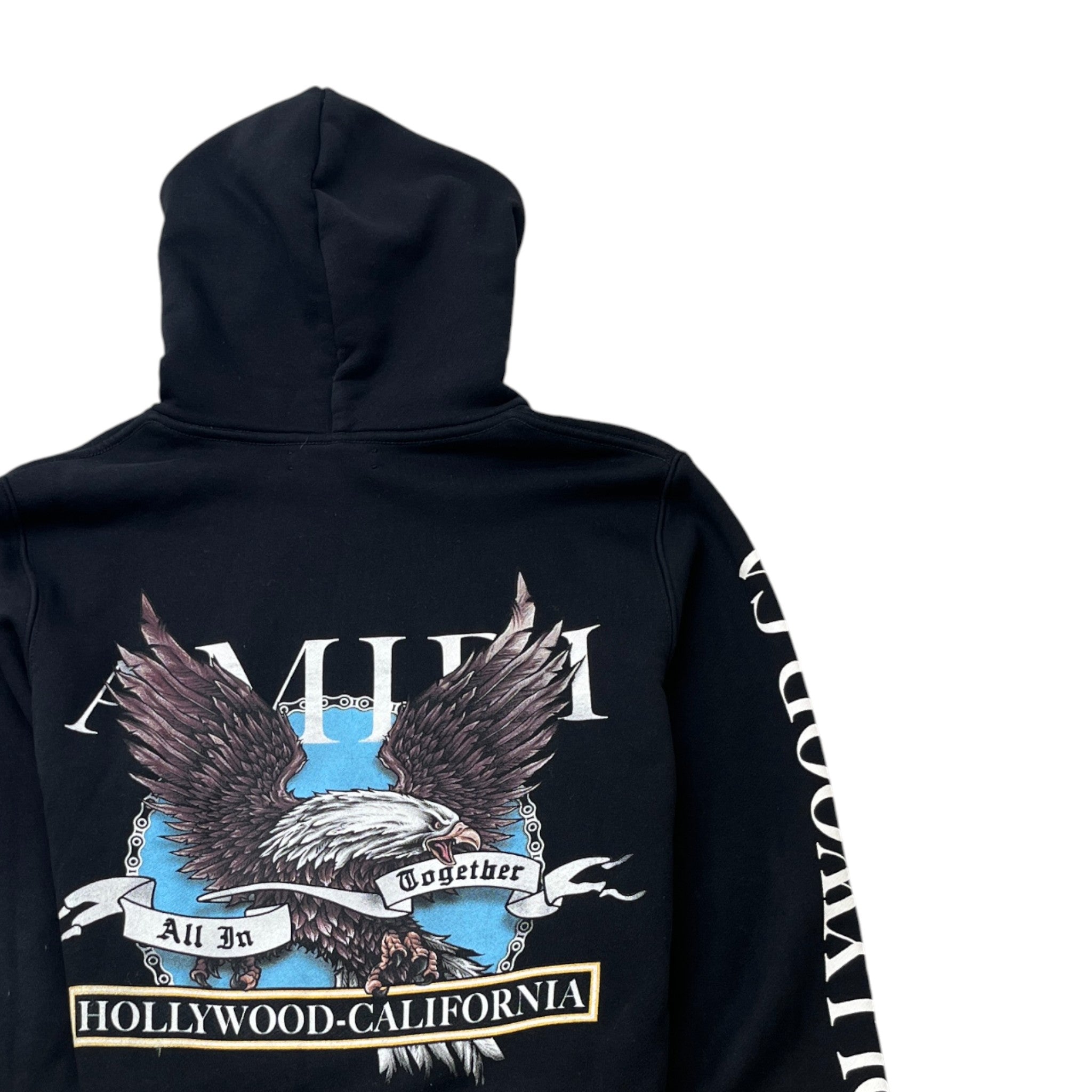 Men's Eagle Hollywood Hoodie Black Size S