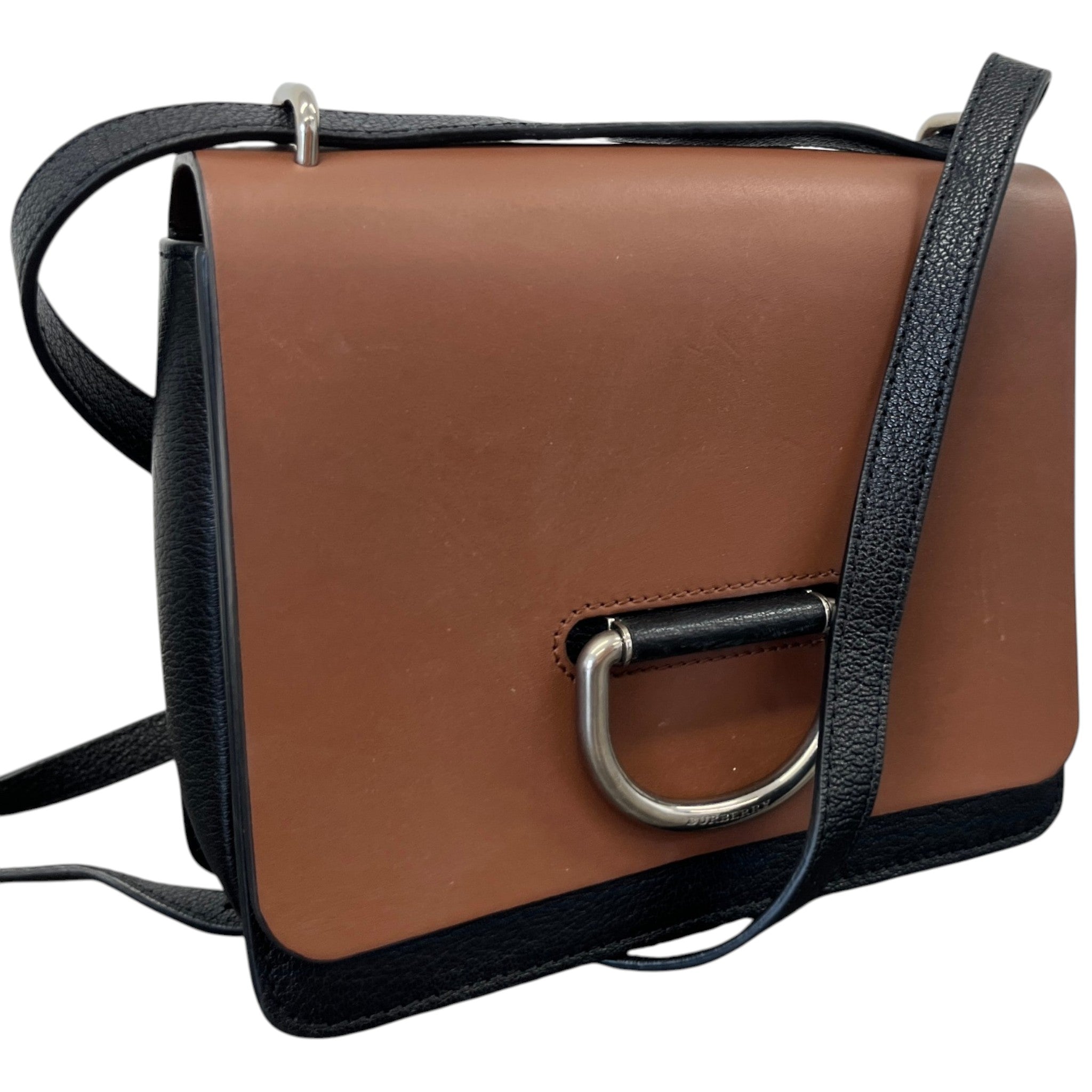 Women's Small D-Ring Chain Bag Brown