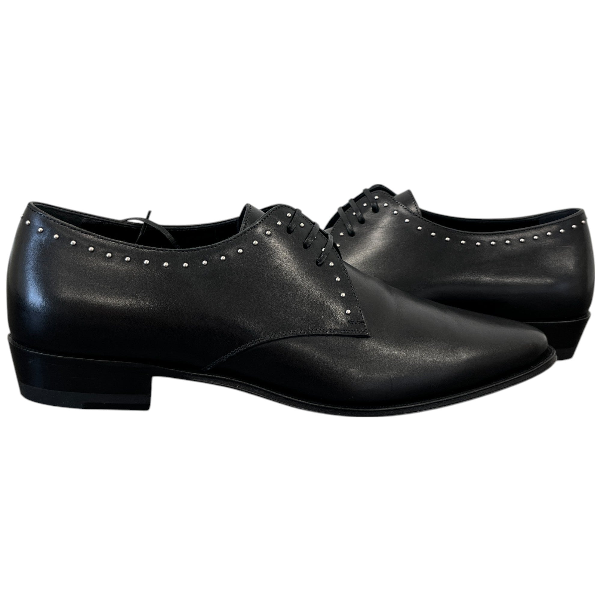 Women's Studded Derby Loafers Black Size EU 37.5 / UK 4.5