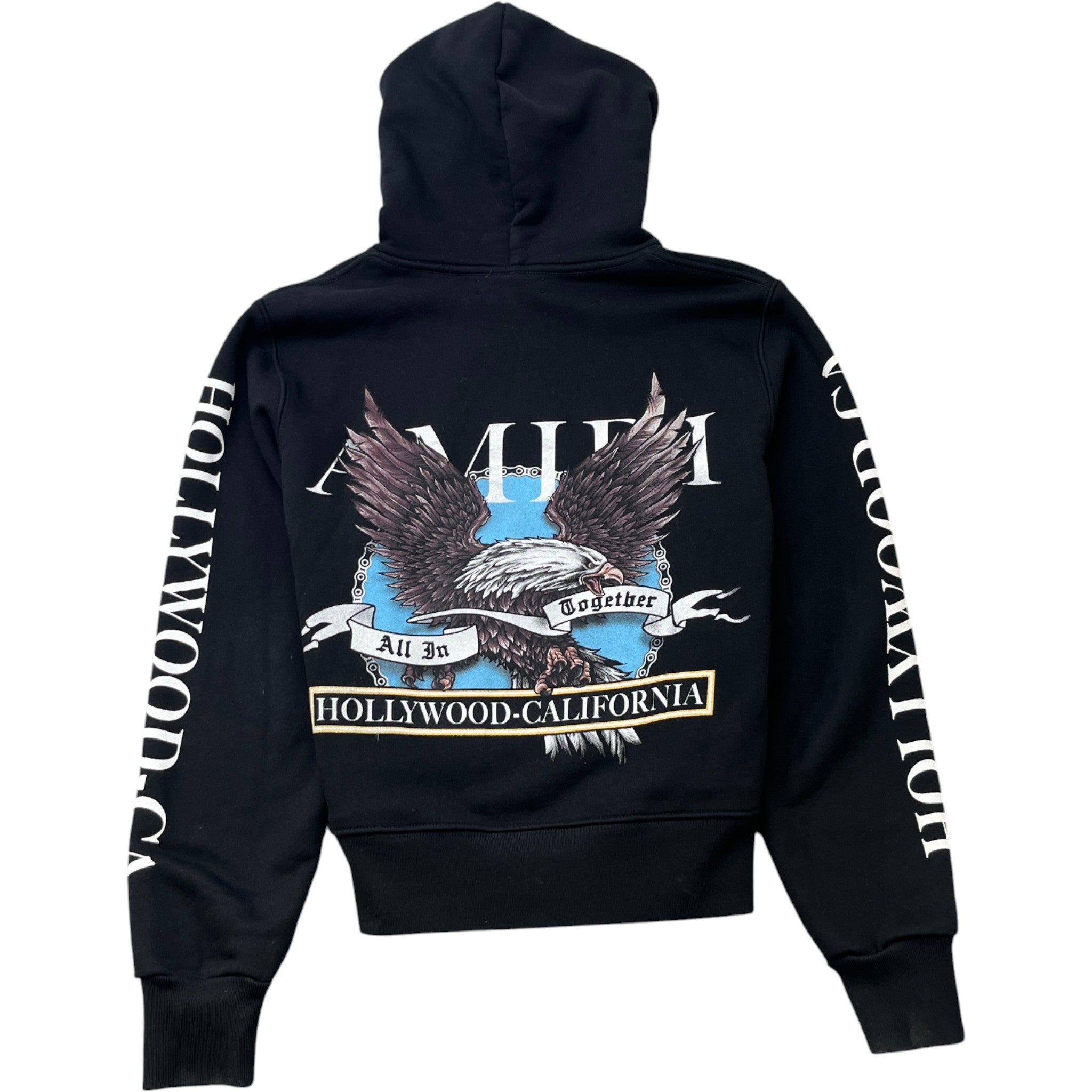 Men's Eagle Hollywood Hoodie Black Size S