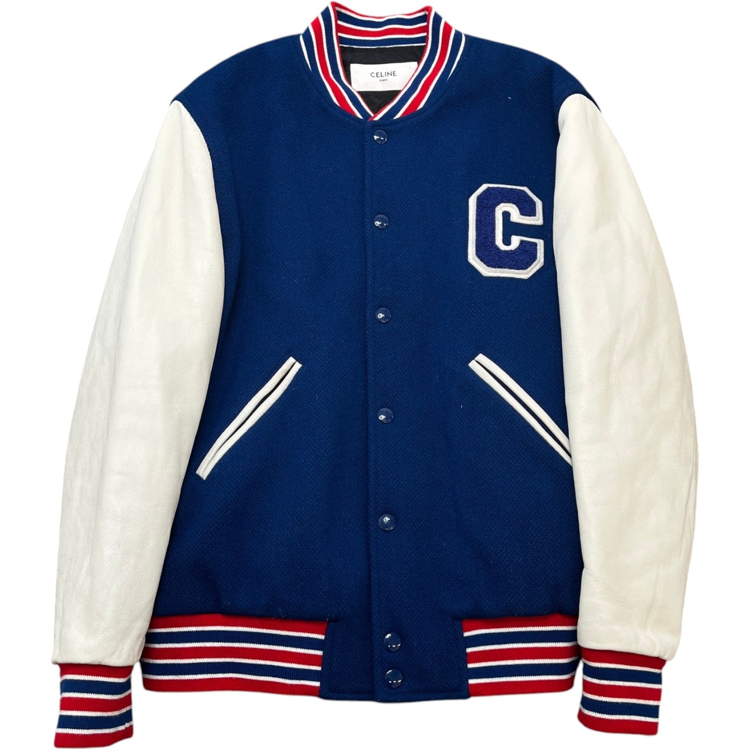 Women's Logo-Appliquéd Varsity Jacket Blue Size IT 38 / UK 6
