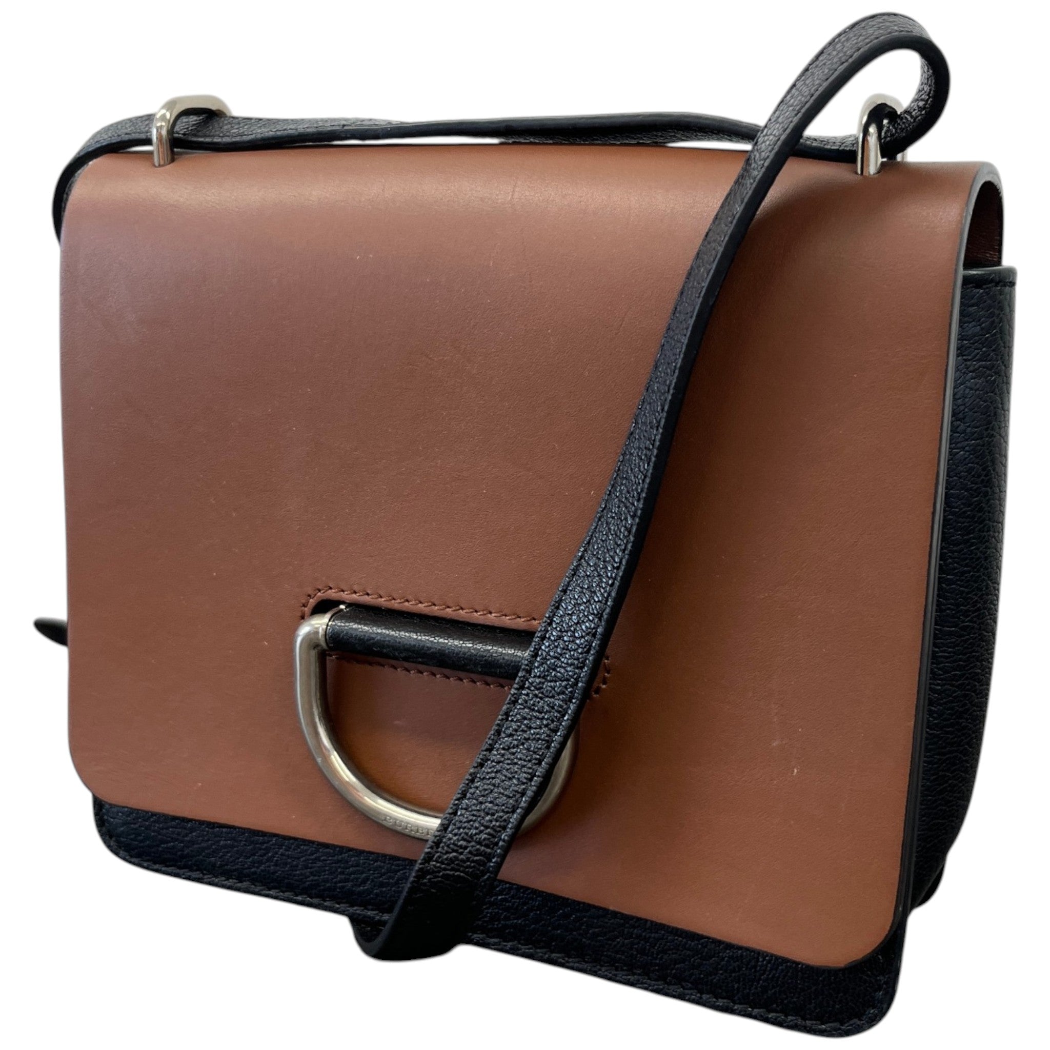 Women's Small D-Ring Chain Bag Brown