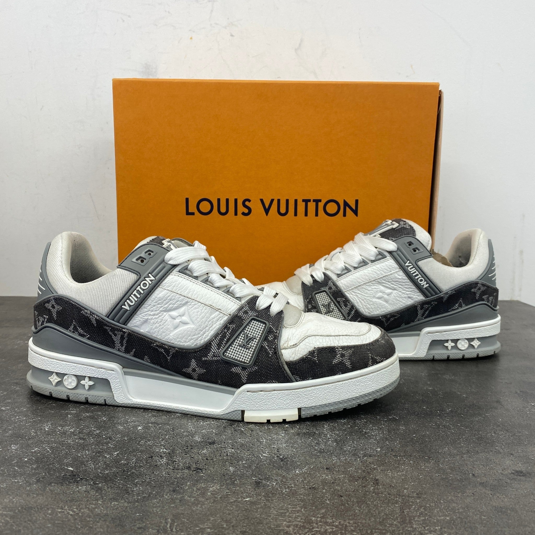 Men's Lv Low Trainers Grey Size EU 41.5 / UK 7.5