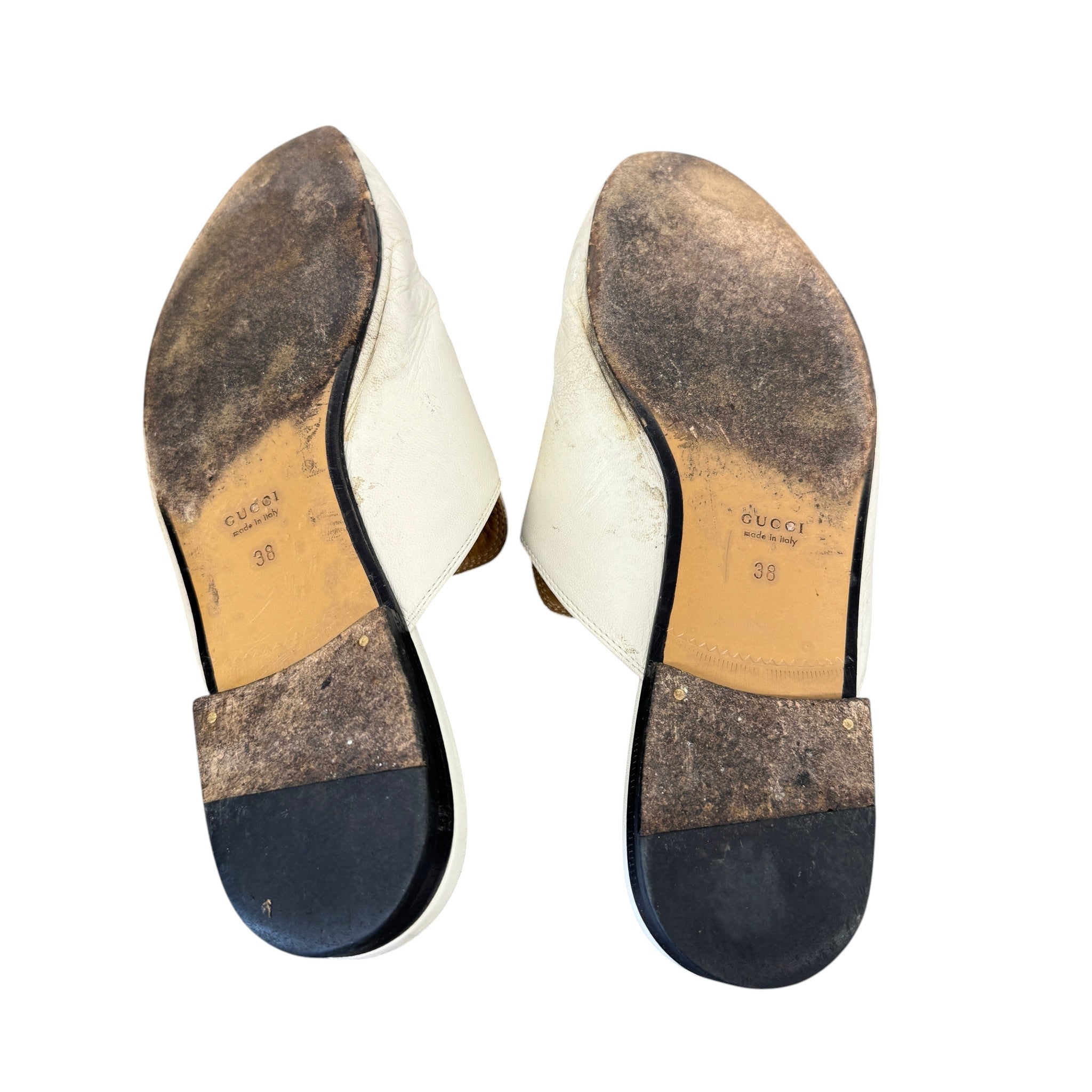 Women's Princetown Loafers Cream Size EU 38.5 / UK 5.5
