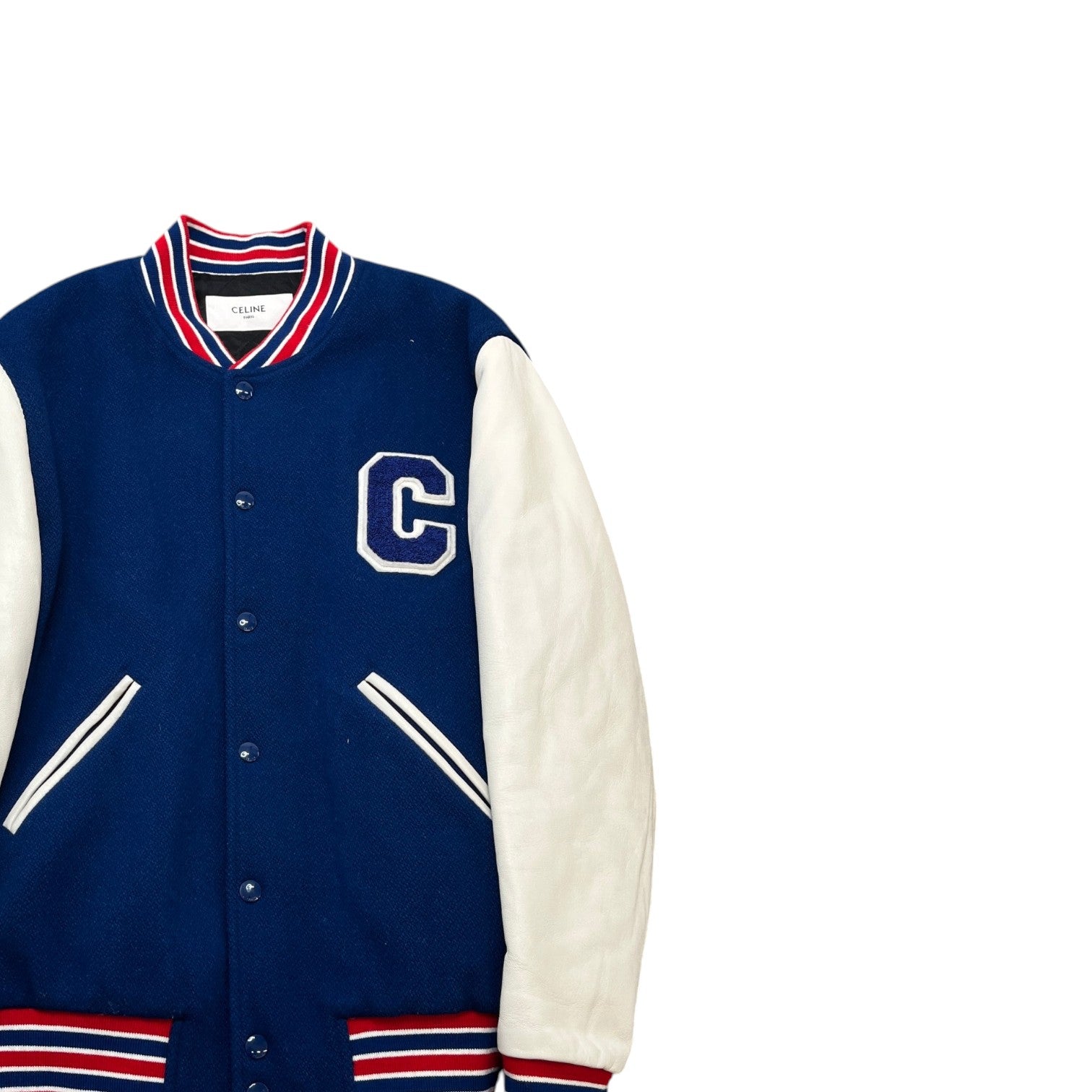 Women's Logo-Appliquéd Varsity Jacket Blue Size IT 38 / UK 6