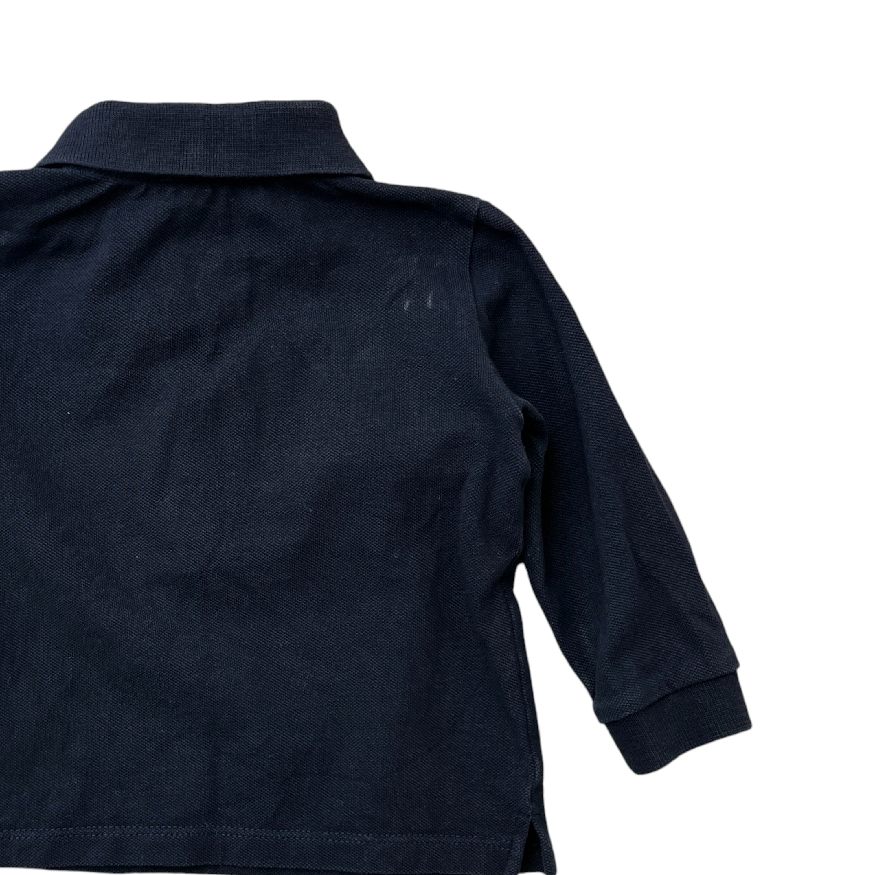 Men's Maglia Baby 6-9 Months Polo Shirt Navy Size XXS