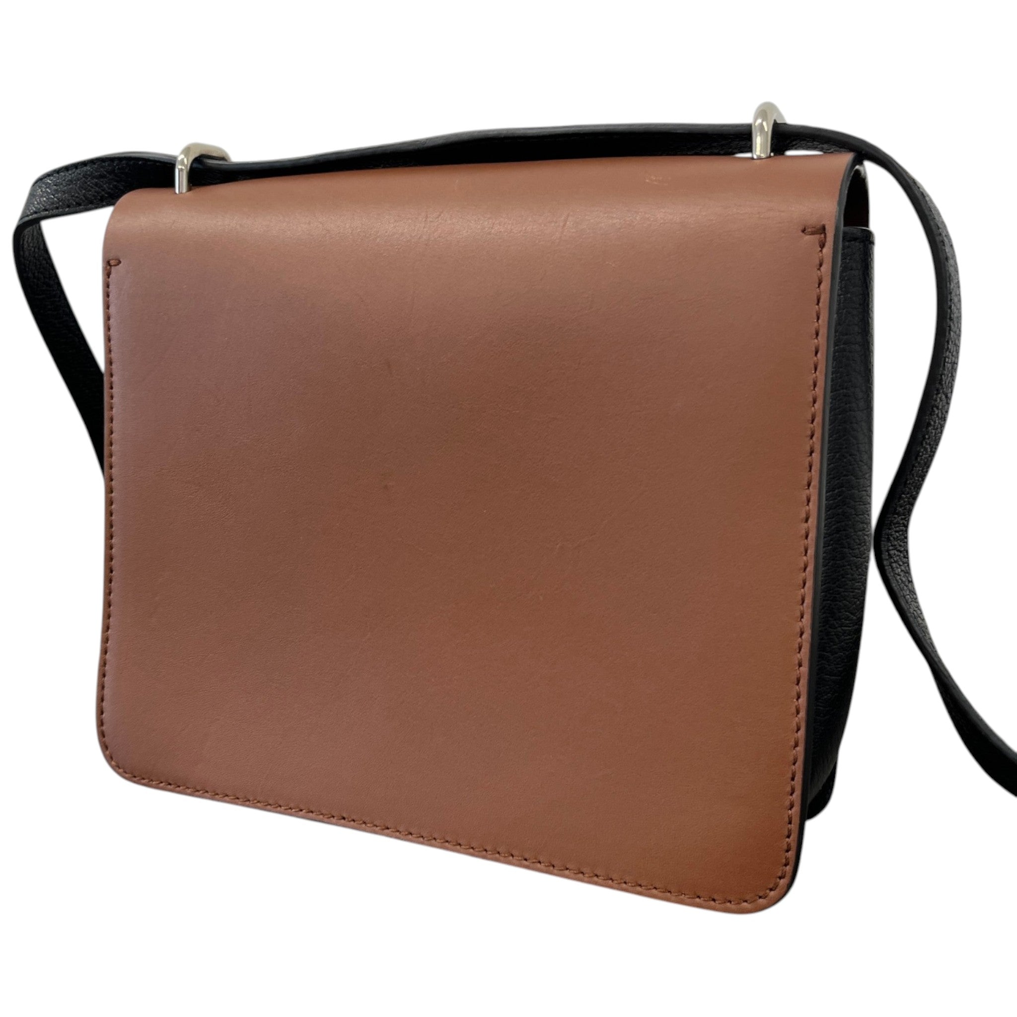 Women's Small D-Ring Chain Bag Brown