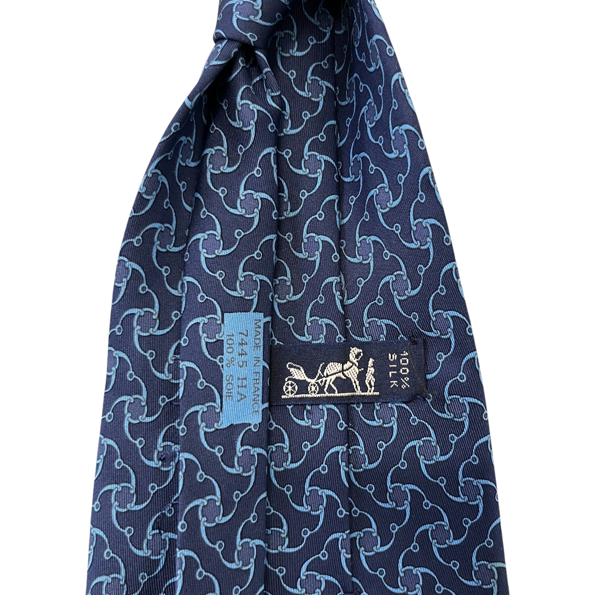 Men's Geometric Tie Blue