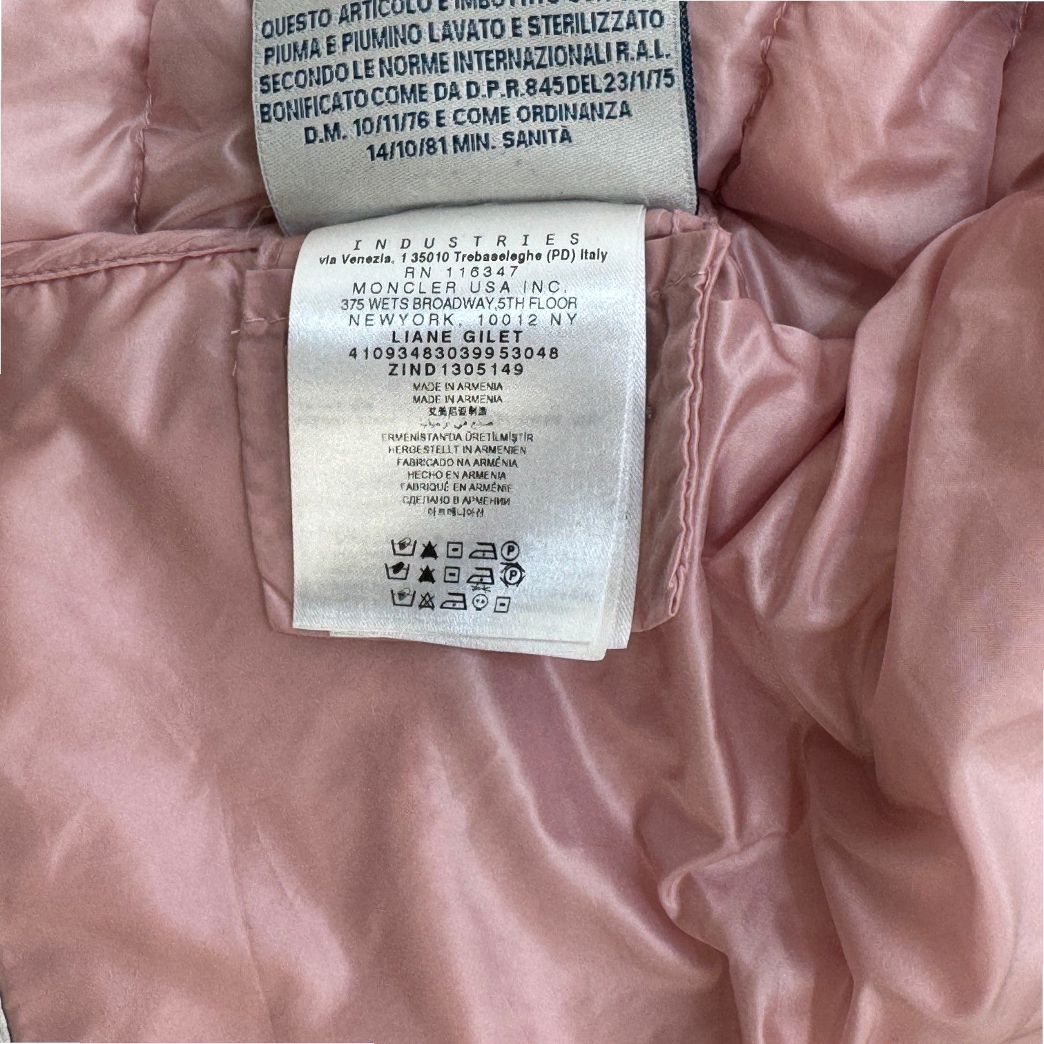 Women's Liane Gilet Pink Size 2 / UK 12