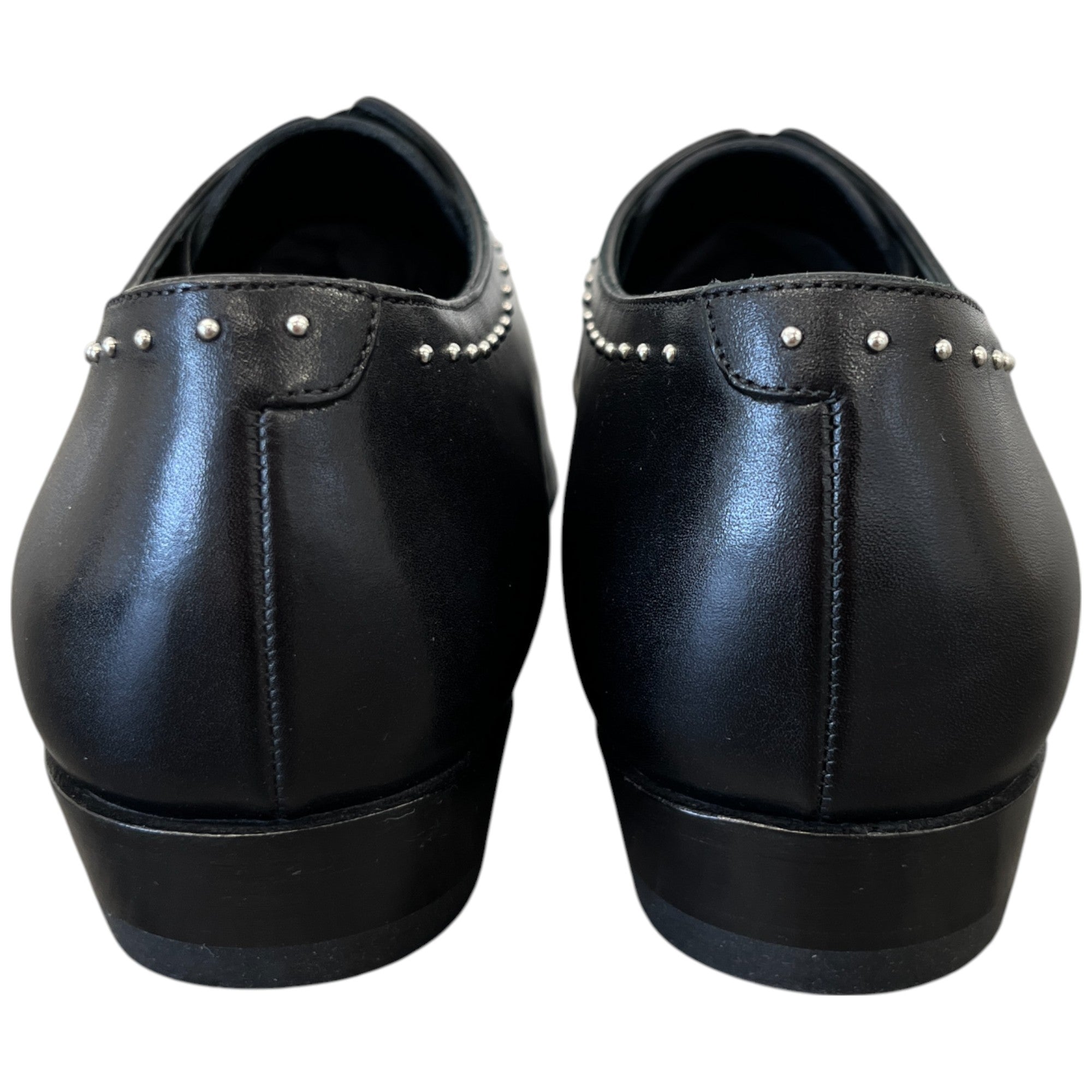 Women's Studded Derby Loafers Black Size EU 37.5 / UK 4.5