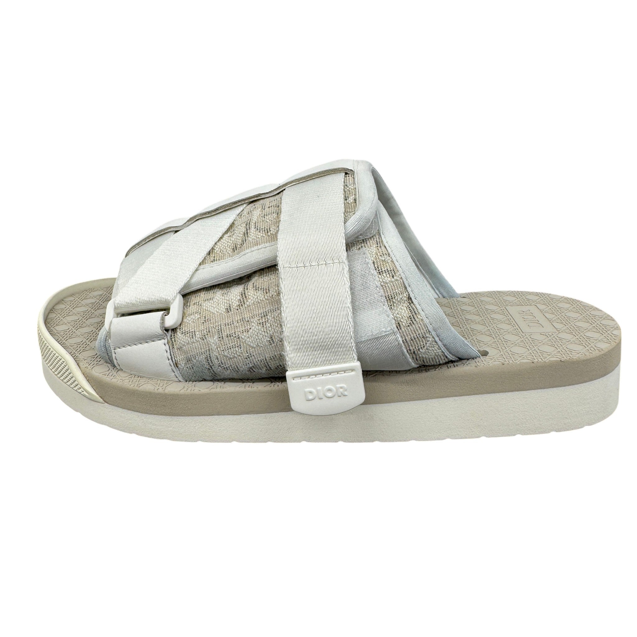 Men's Oblique Alpha Slides Grey Size EU 40 / UK 6