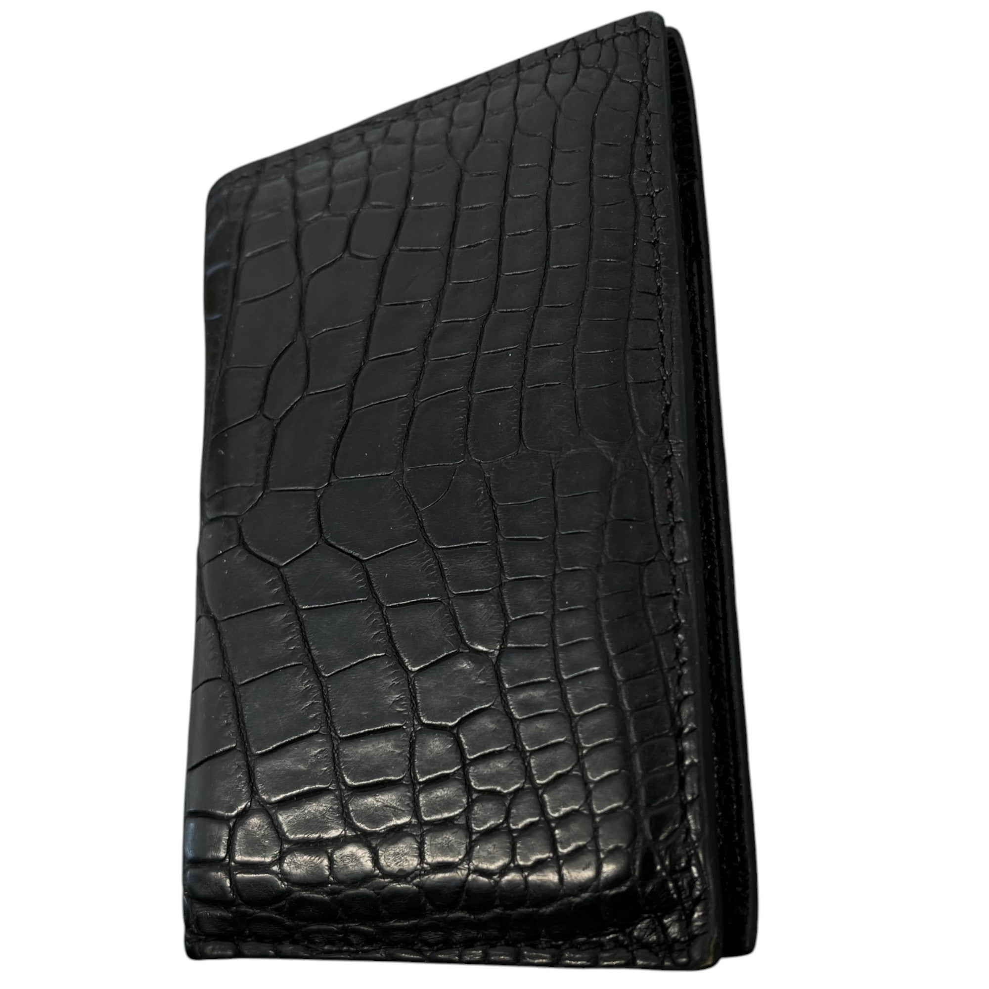 Women's Mc² Euclide Alligator Wallet Black