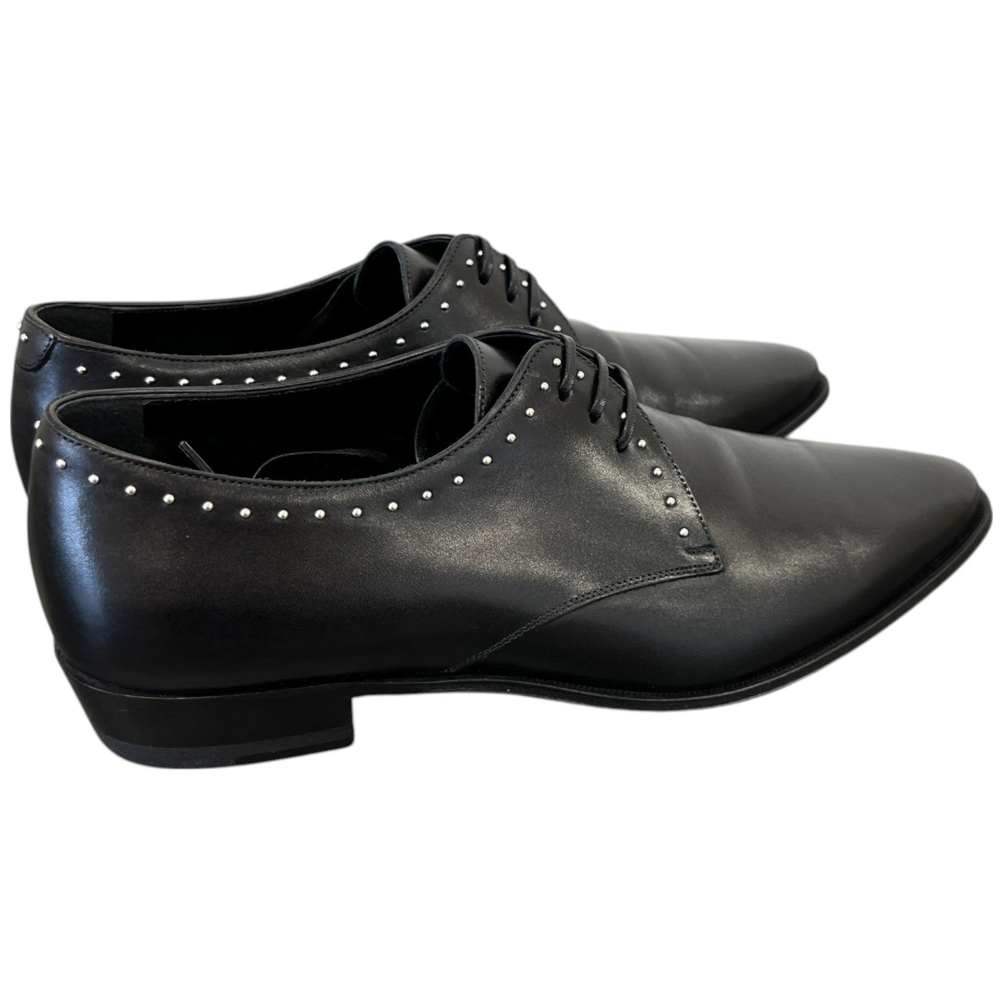 Women's Studded Derby Loafers Black Size EU 37.5 / UK 4.5