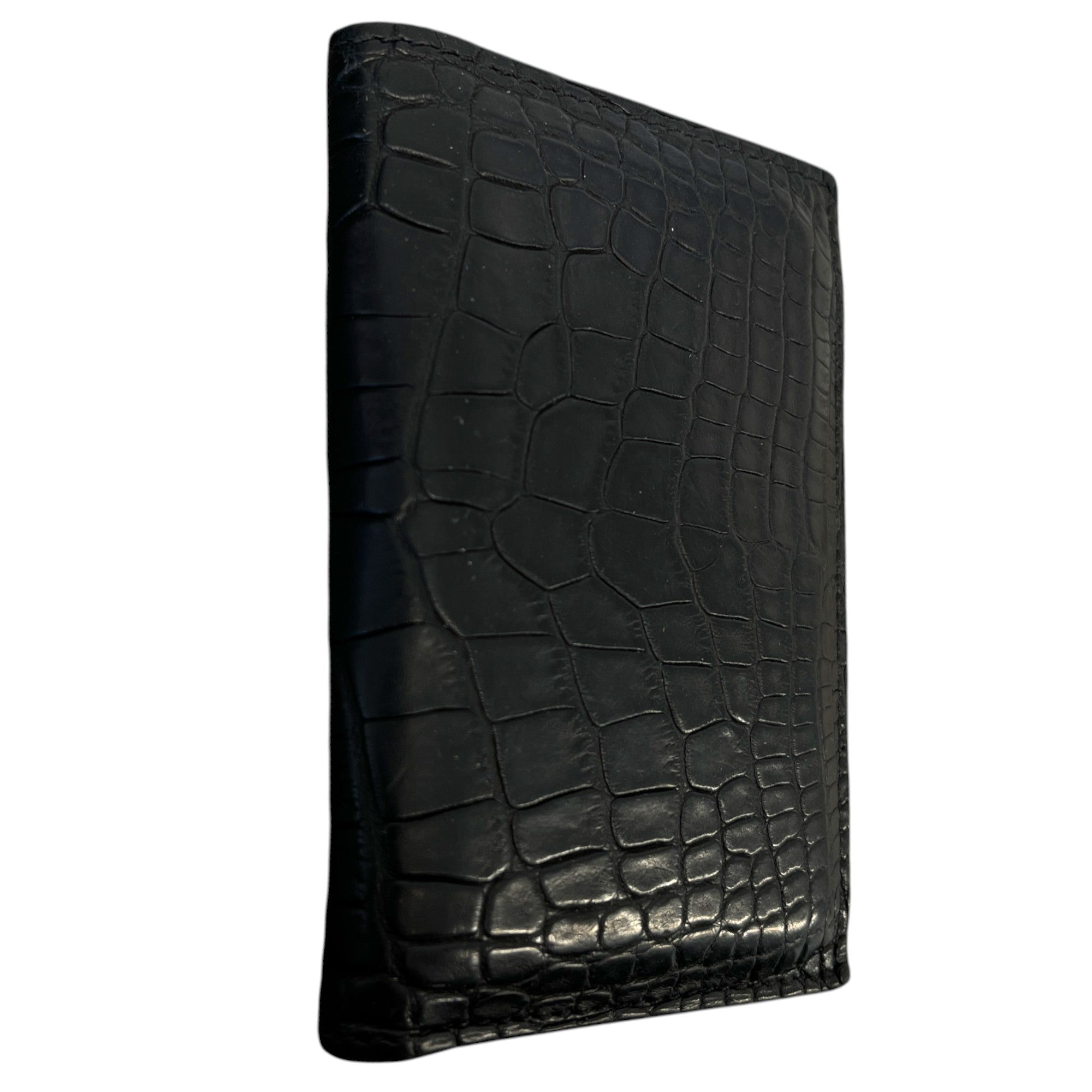 Women's Mc² Euclide Alligator Wallet Black