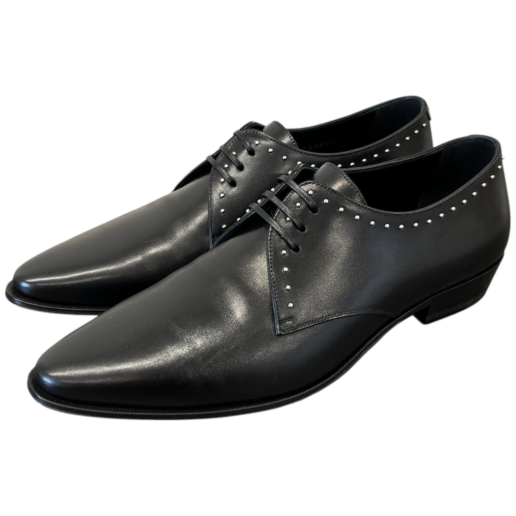 Women's Studded Derby Loafers Black Size EU 37.5 / UK 4.5