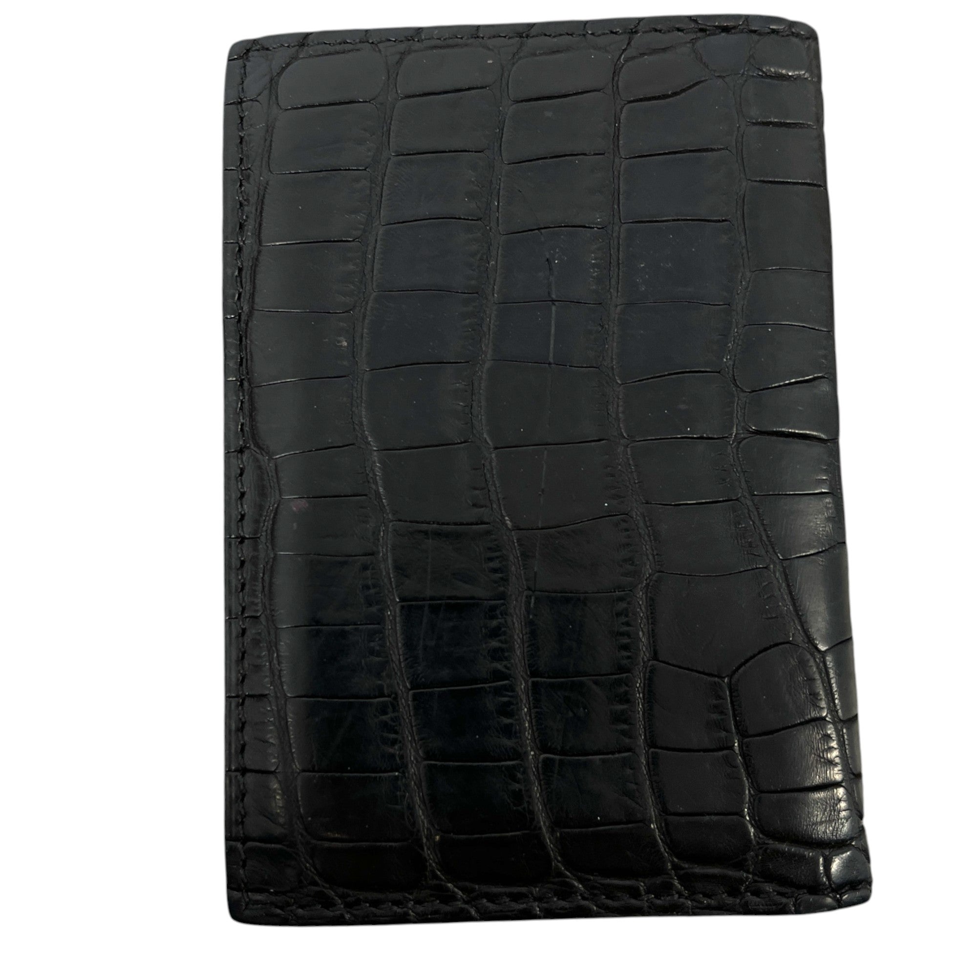 Women's Mc² Euclide Alligator Wallet Black