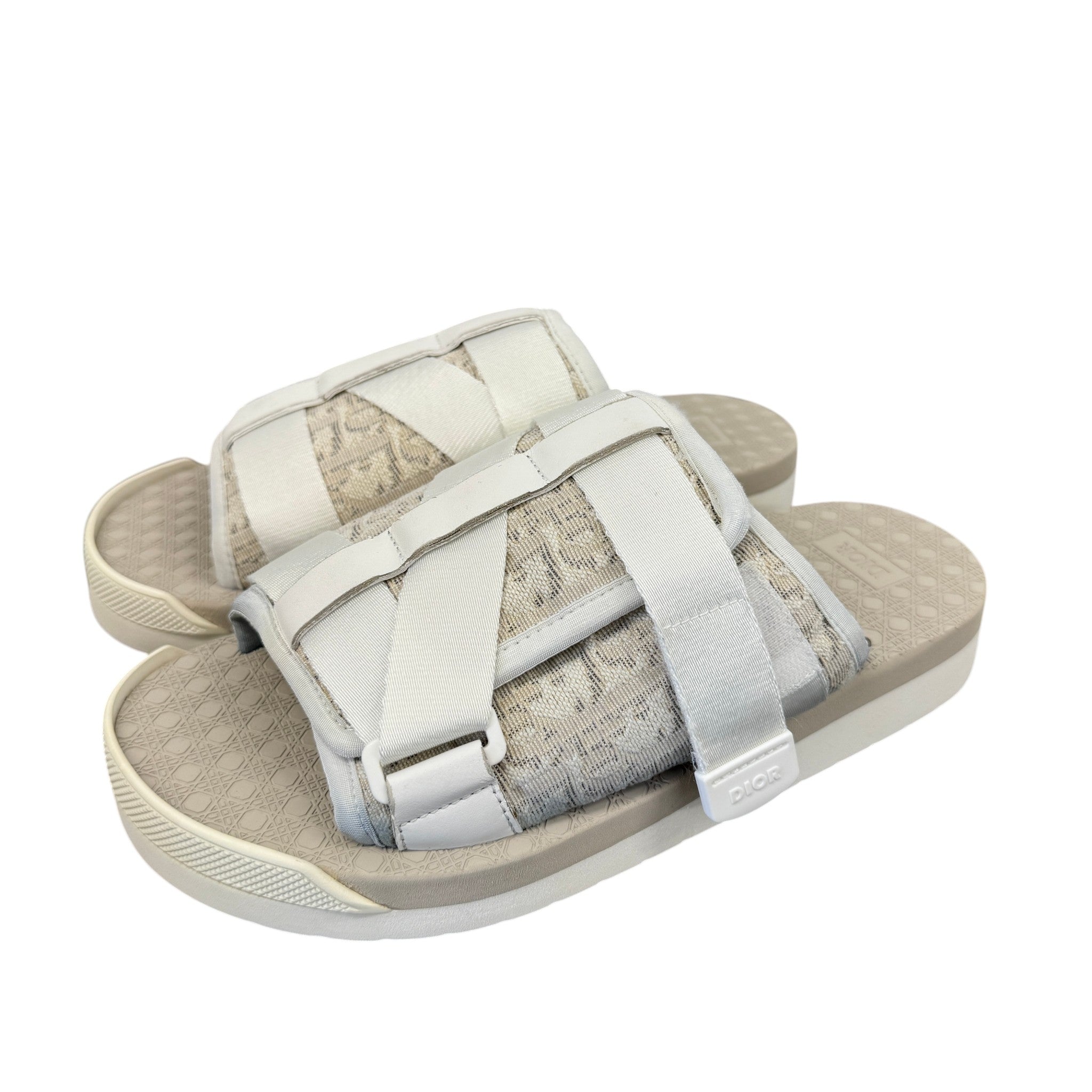 Men's Oblique Alpha Slides Grey Size EU 40 / UK 6