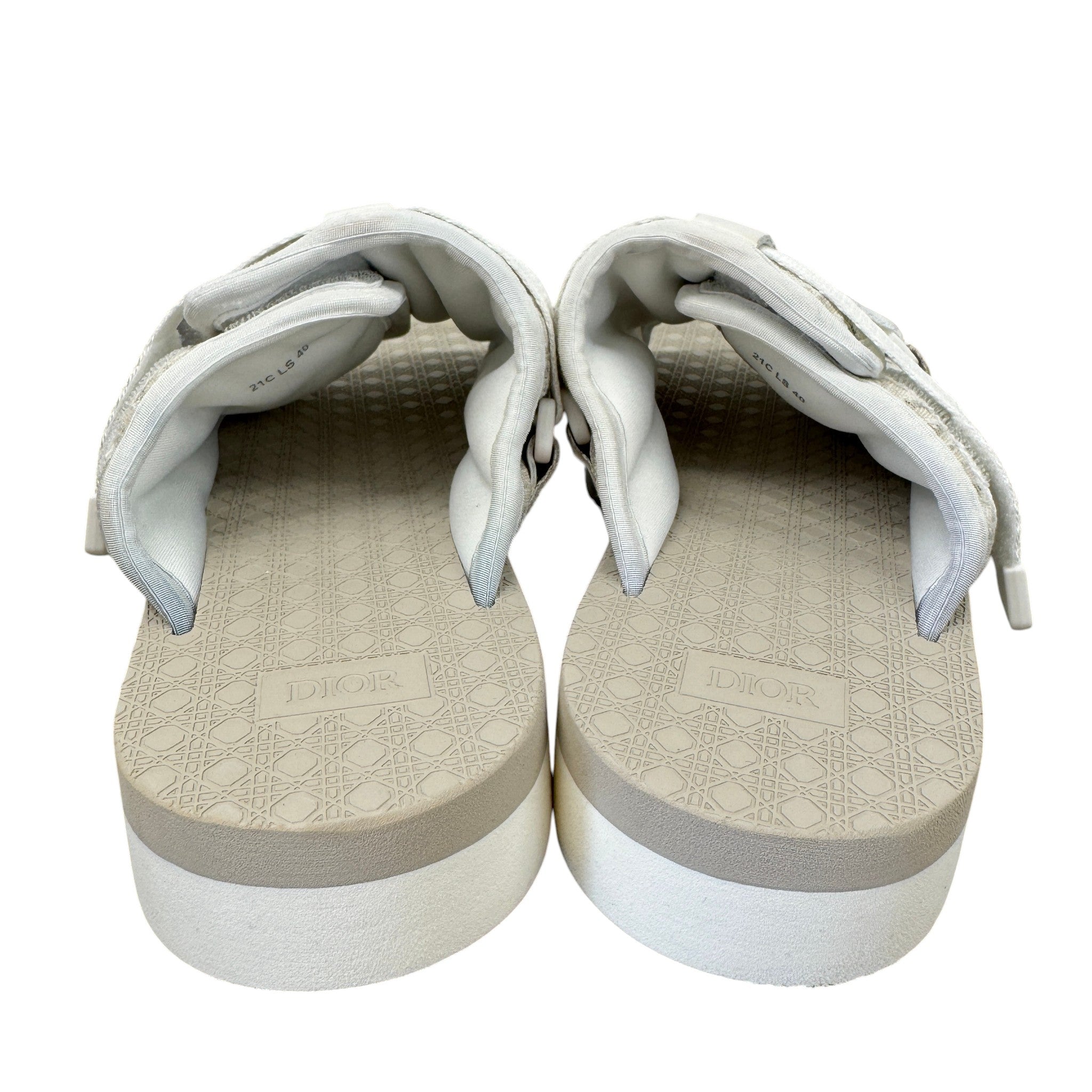 Men's Oblique Alpha Slides Grey Size EU 40 / UK 6