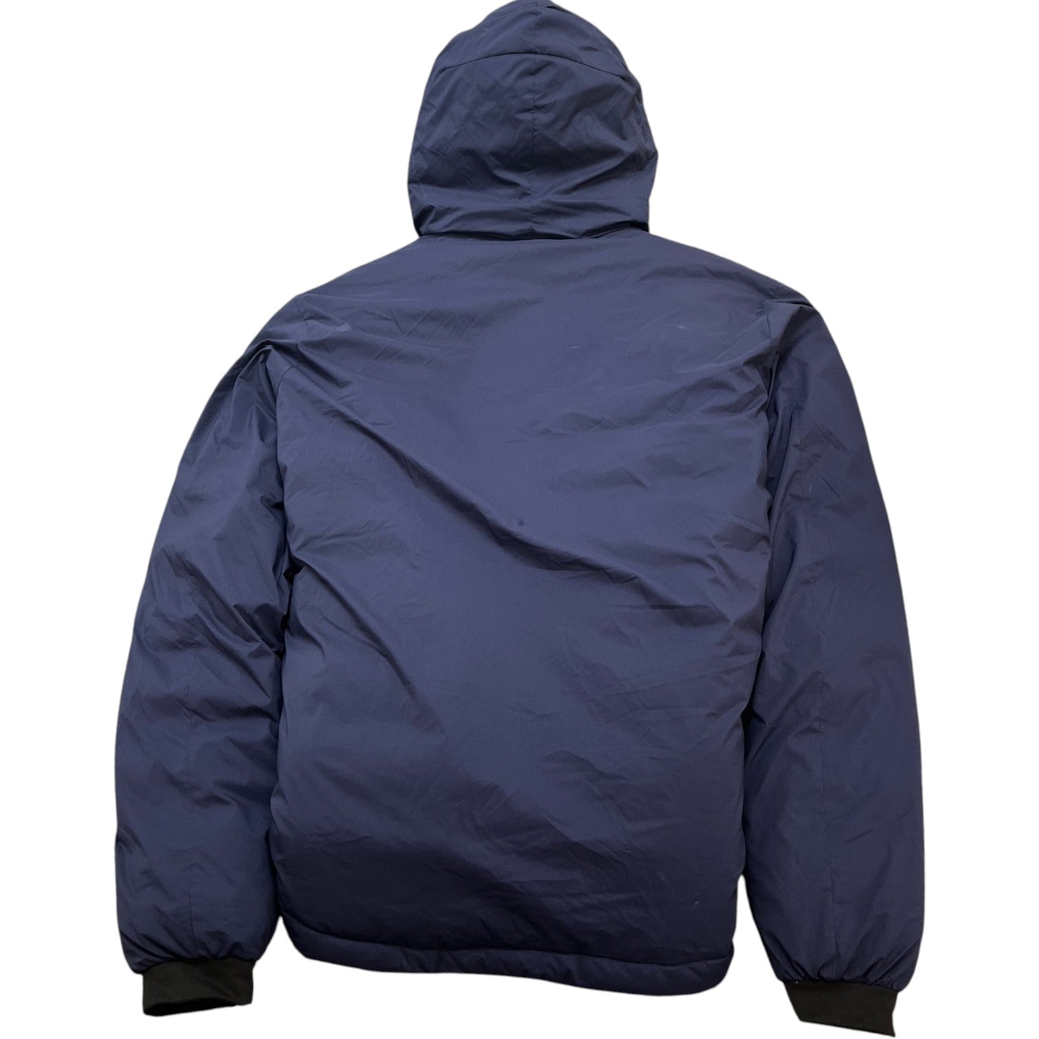 Men's Lodge Hoody Down Jacket Navy Size XL
