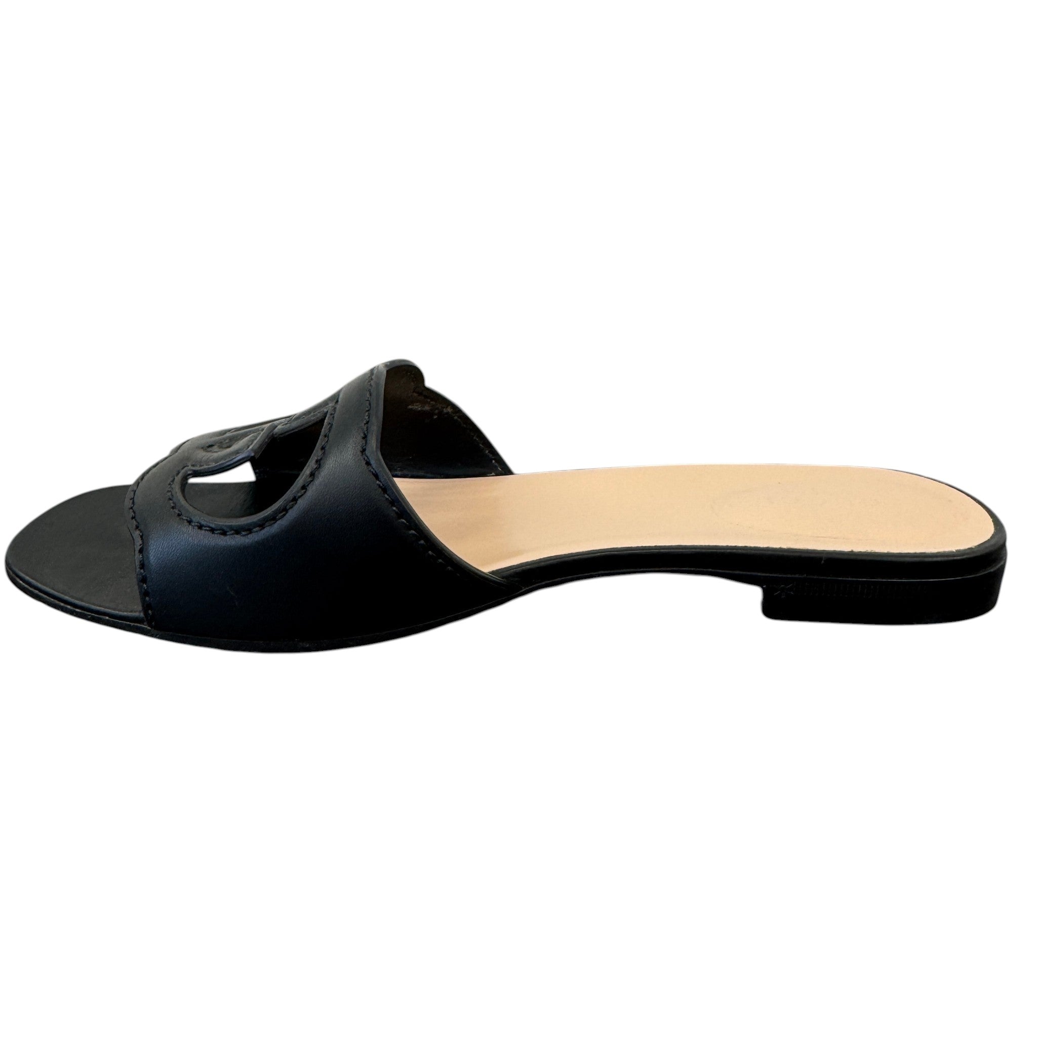 Women's Interlocking G Sandals Black Size EU 39 / UK 6