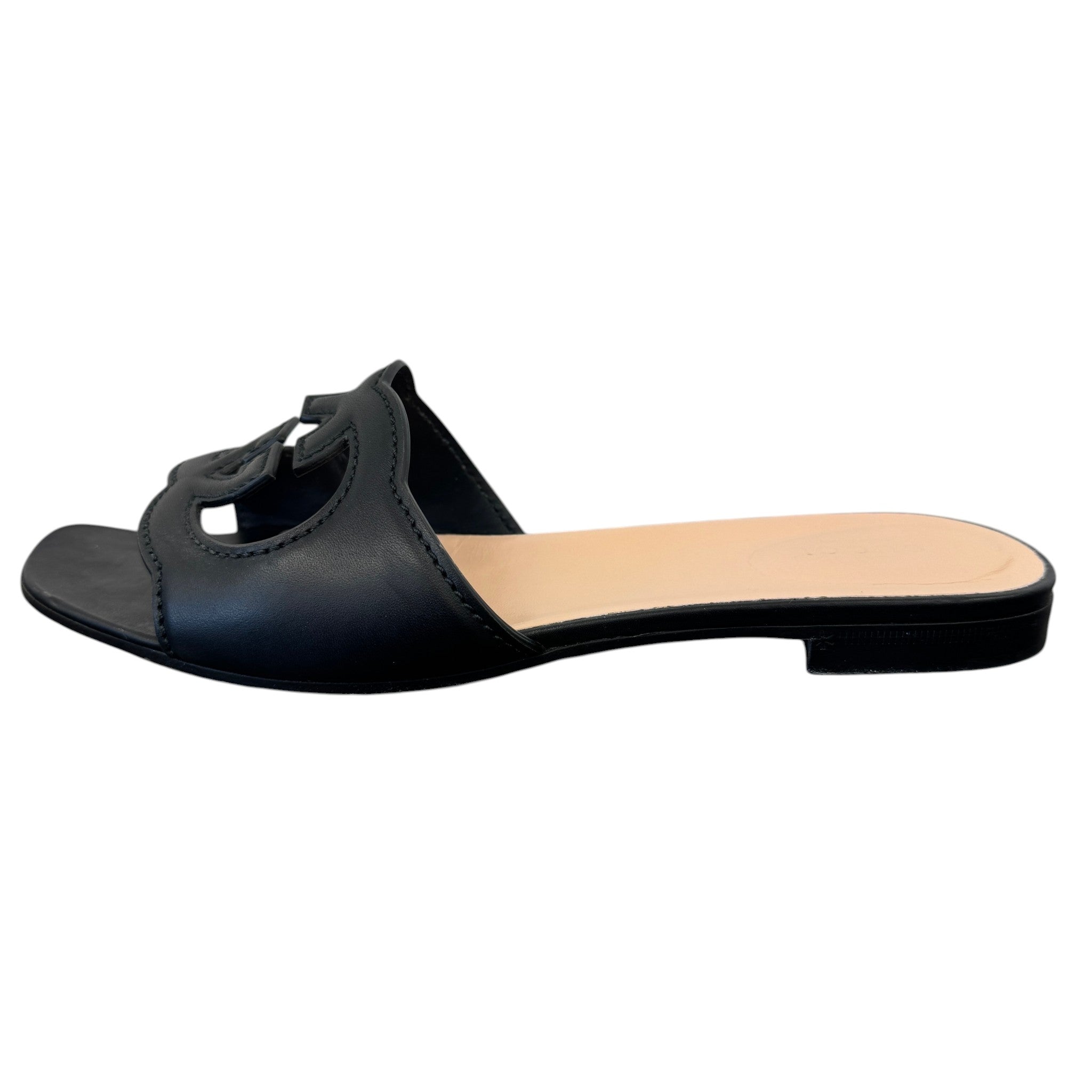 Women's Interlocking G Sandals Black Size EU 39 / UK 6