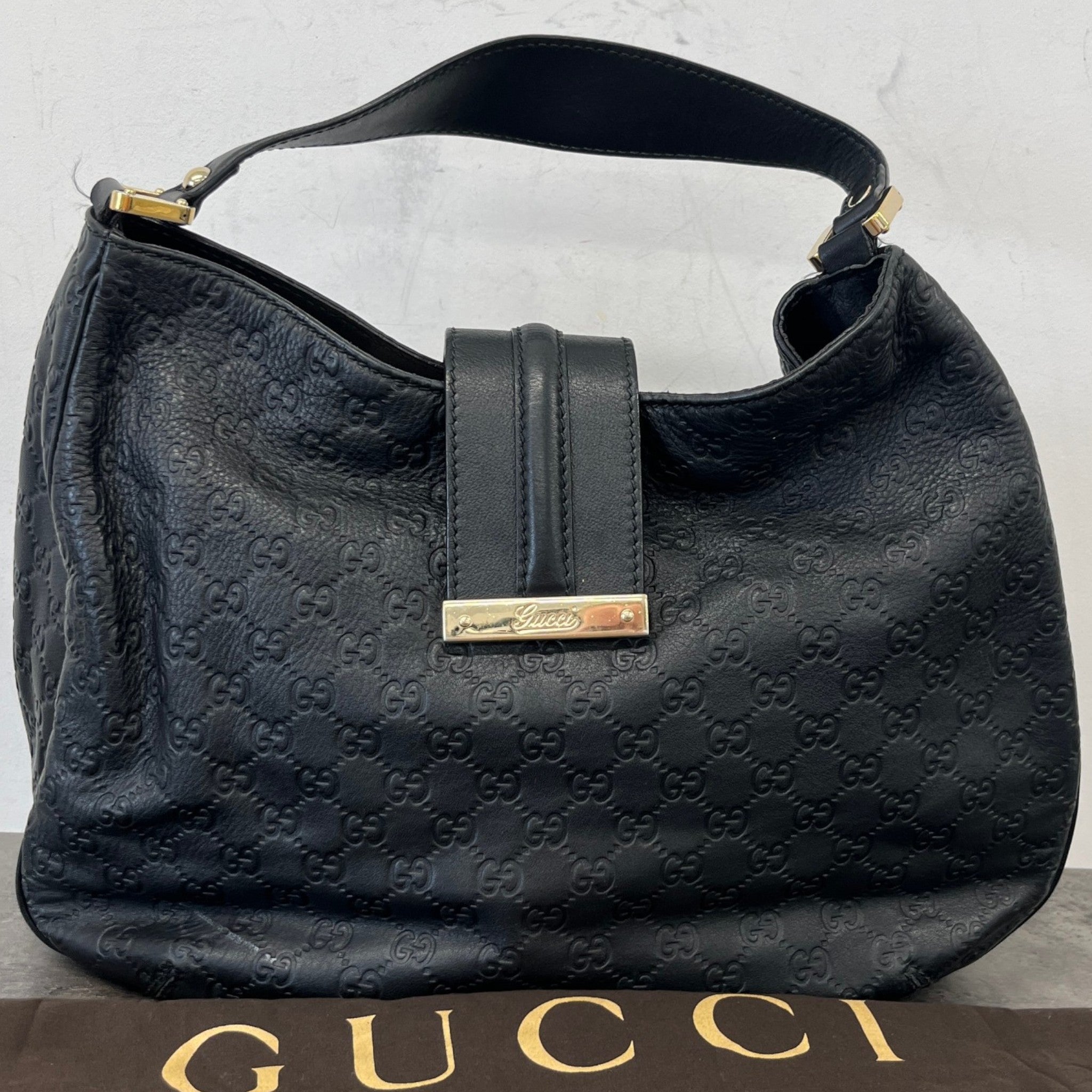 Women's Guccissima Hobo Bag Black