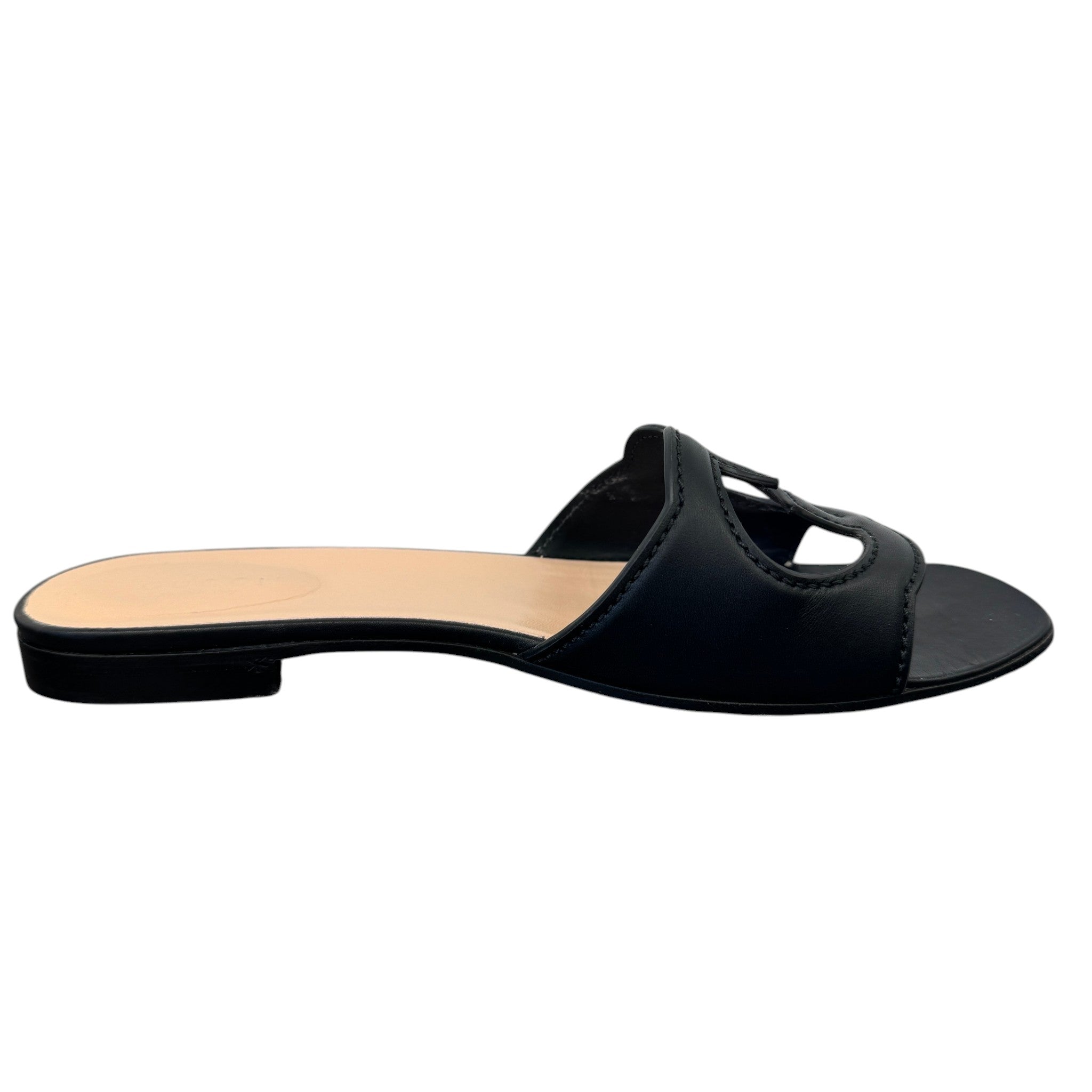 Women's Interlocking G Sandals Black Size EU 39 / UK 6