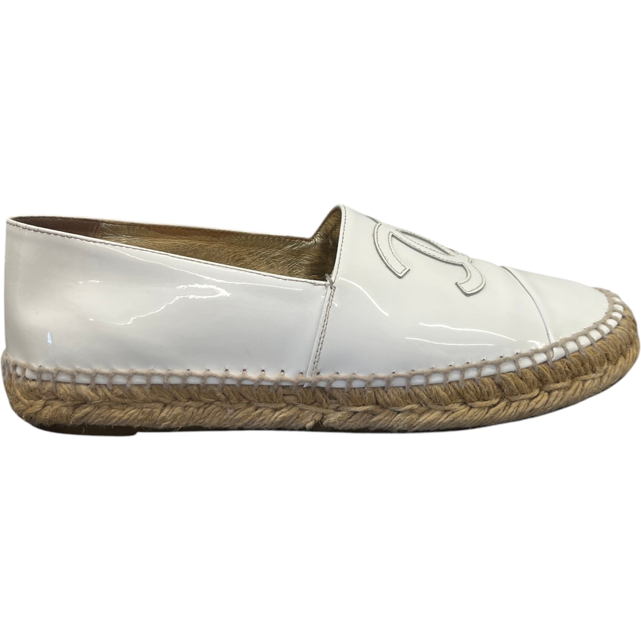Women's Cc Logo Espadrilles White Size EU 39 / UK 6