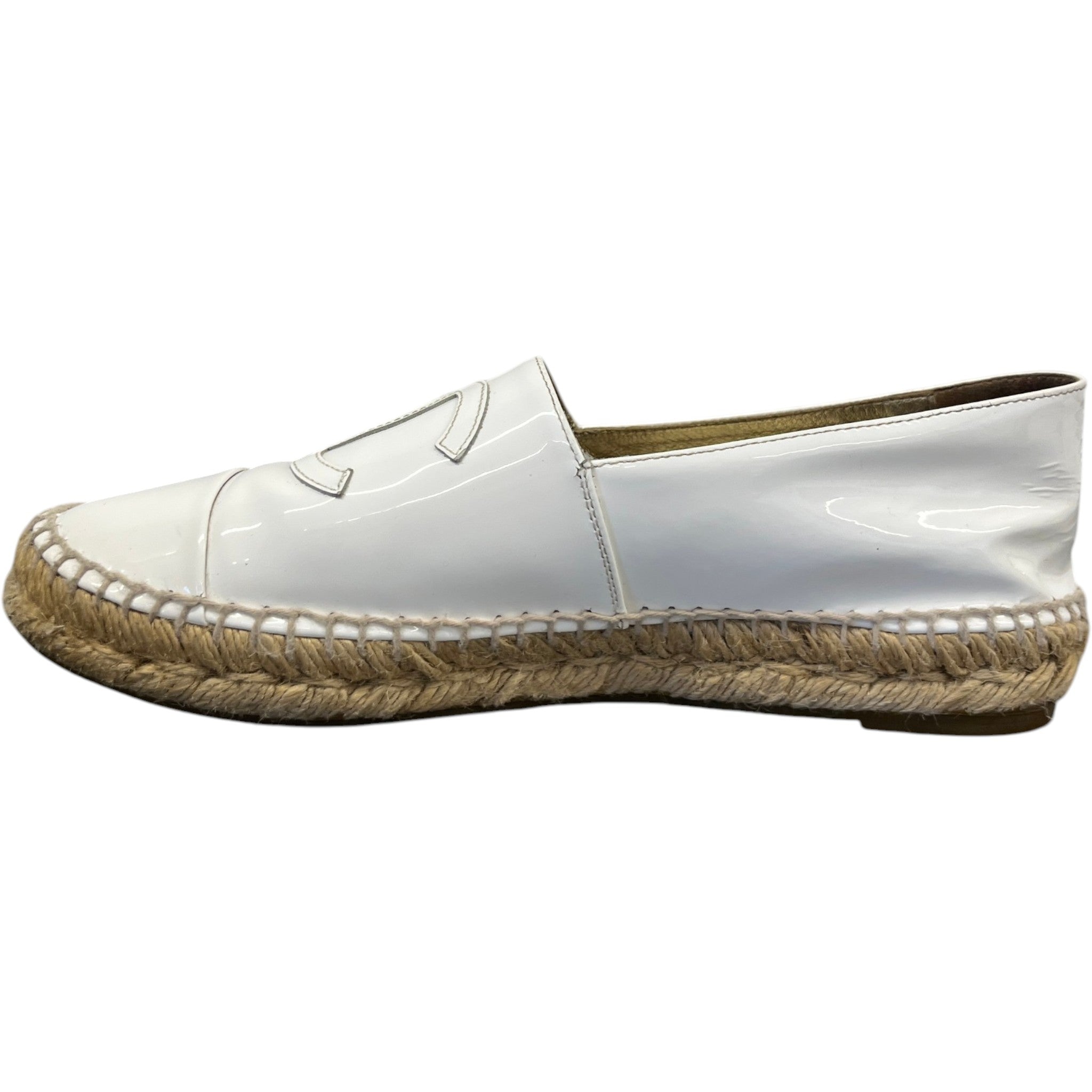 Women's Cc Logo Espadrilles White Size EU 39 / UK 6
