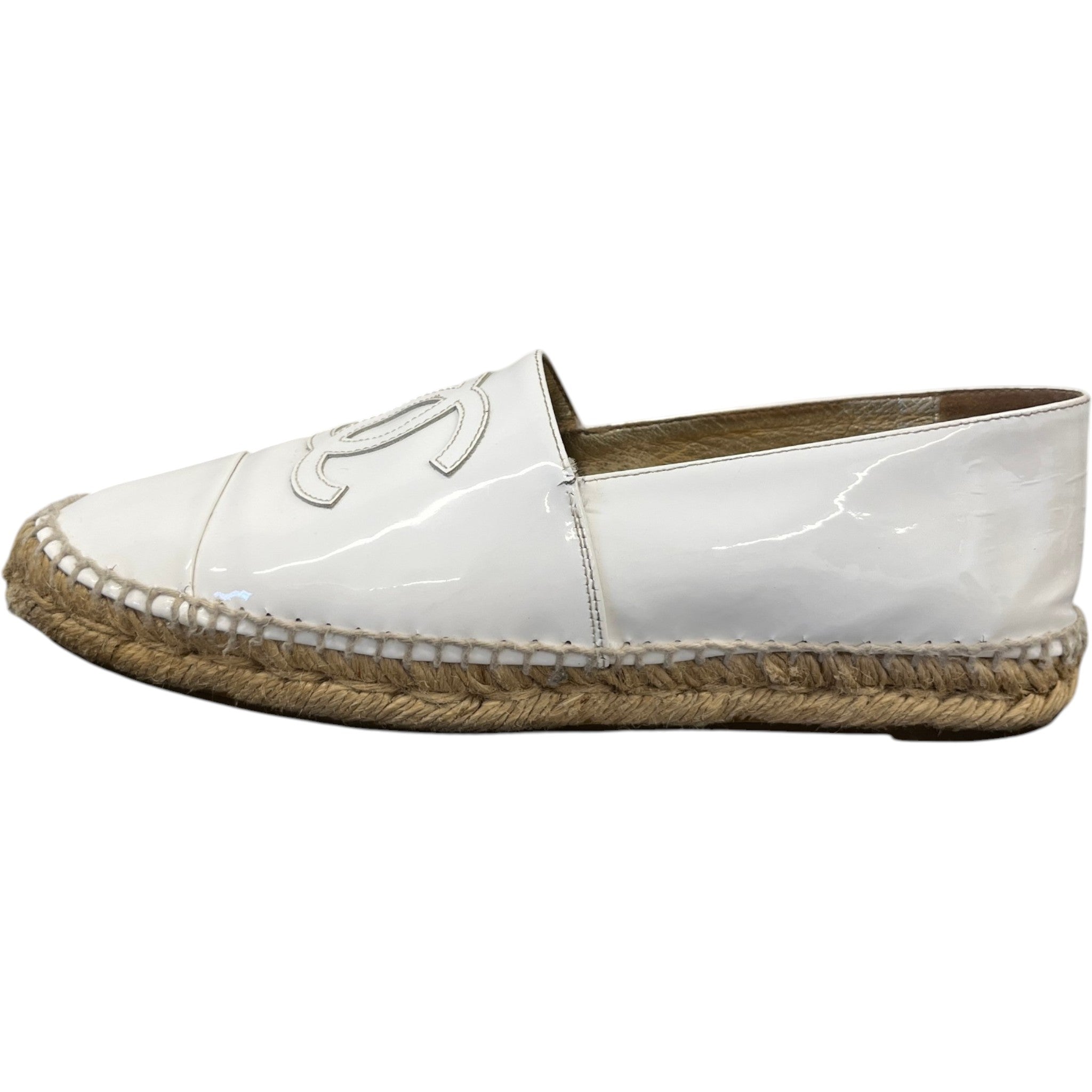 Women's Cc Logo Espadrilles White Size EU 39 / UK 6