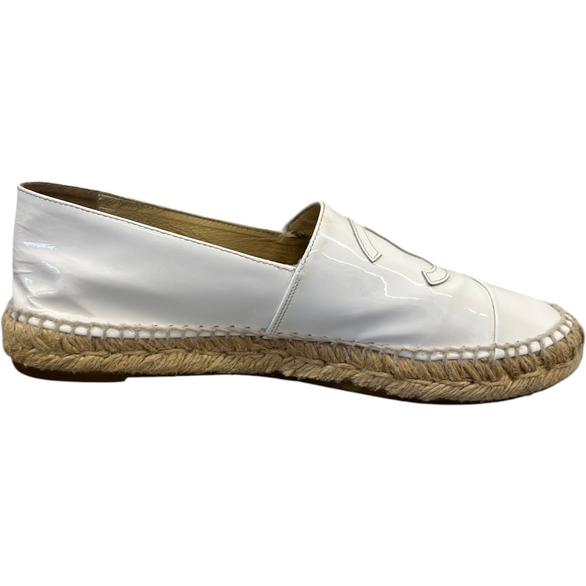 Women's Cc Logo Espadrilles White Size EU 39 / UK 6