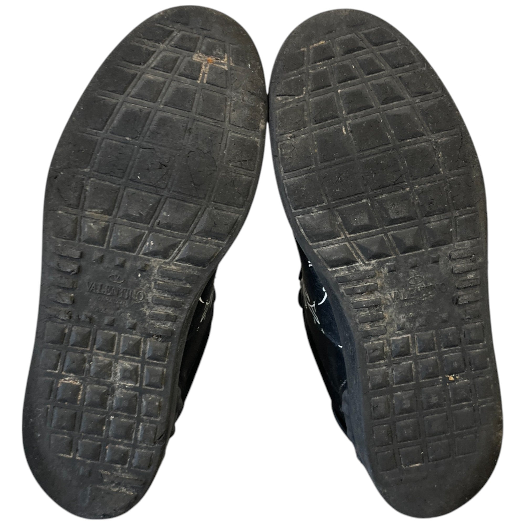 Men's Rockstud Pantha Low Trainers Black Size EU 40 / UK 6