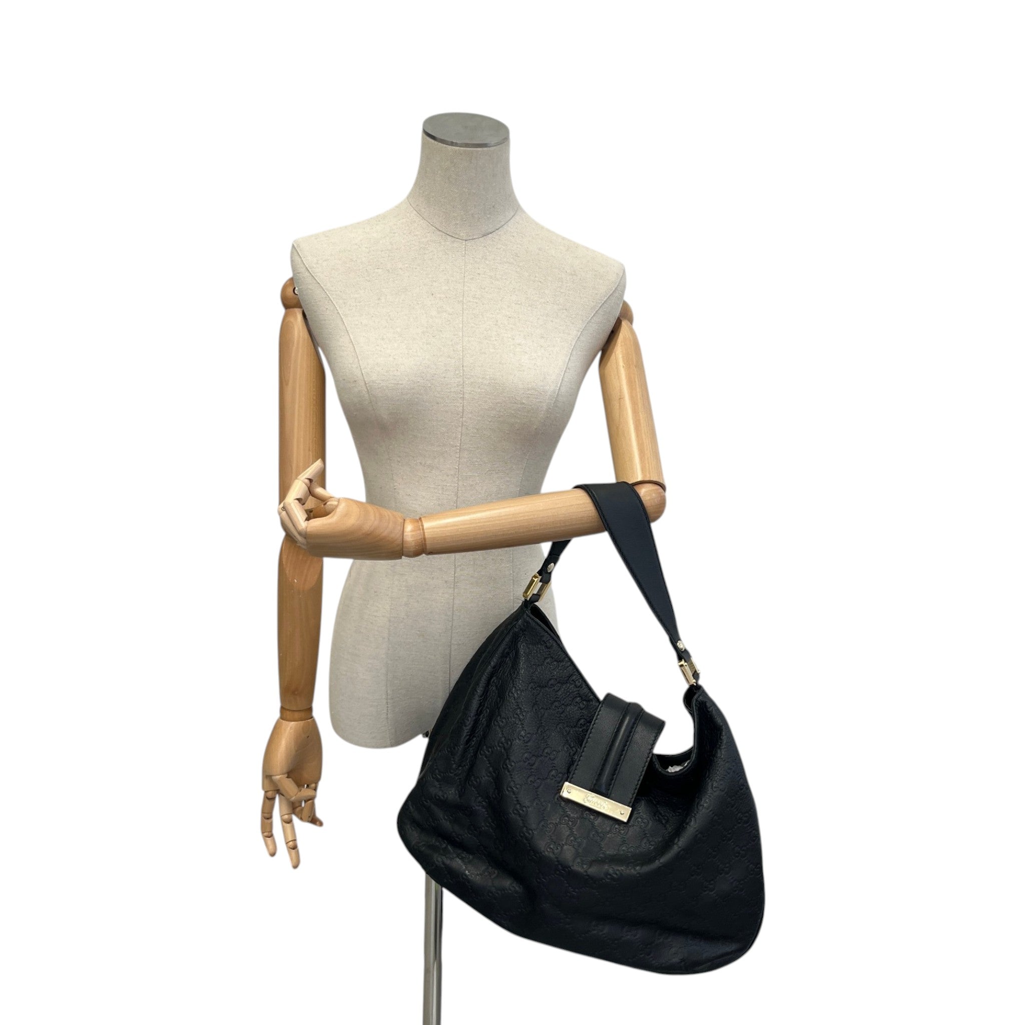 Women's Guccissima Hobo Bag Black