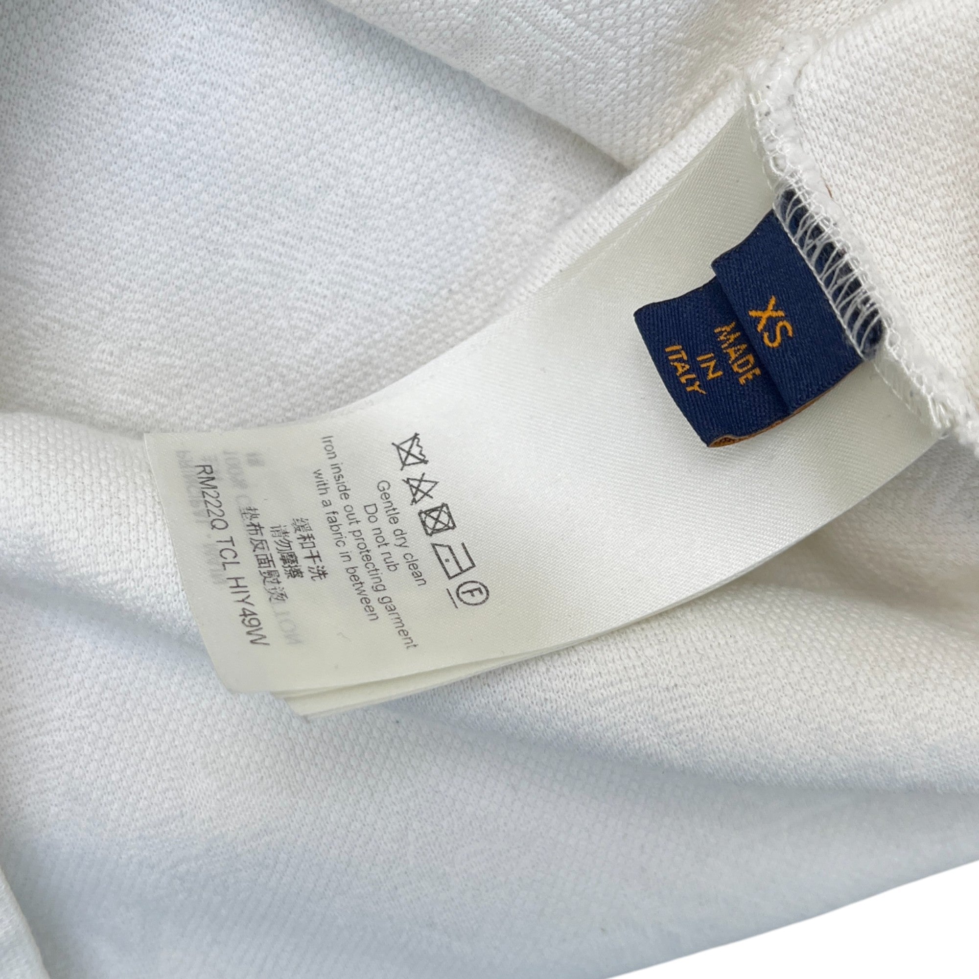 Men's 3D Pocket Monogram T-Shirt White Size XS