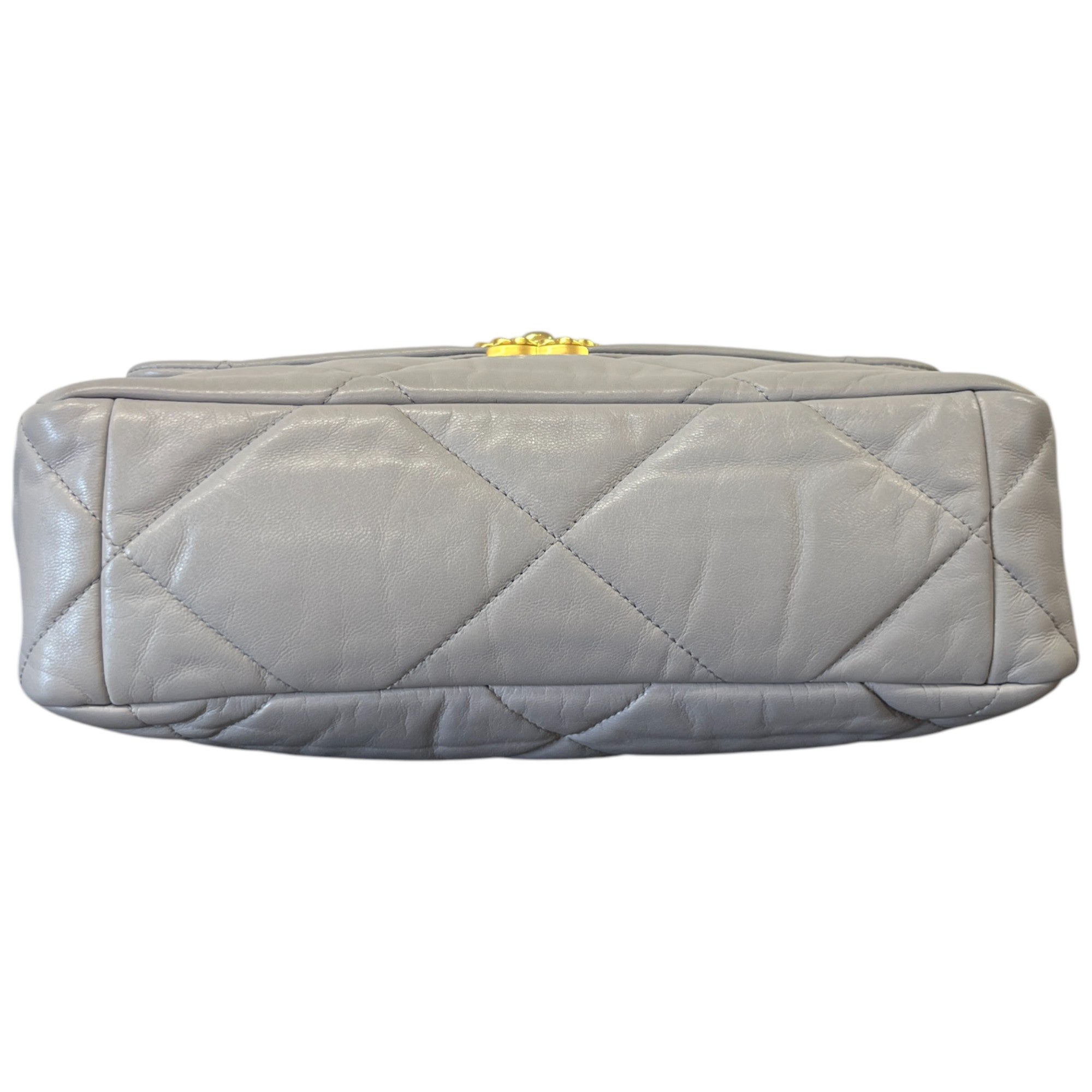 Women's Lambskin Quilted 19 Handbag Grey