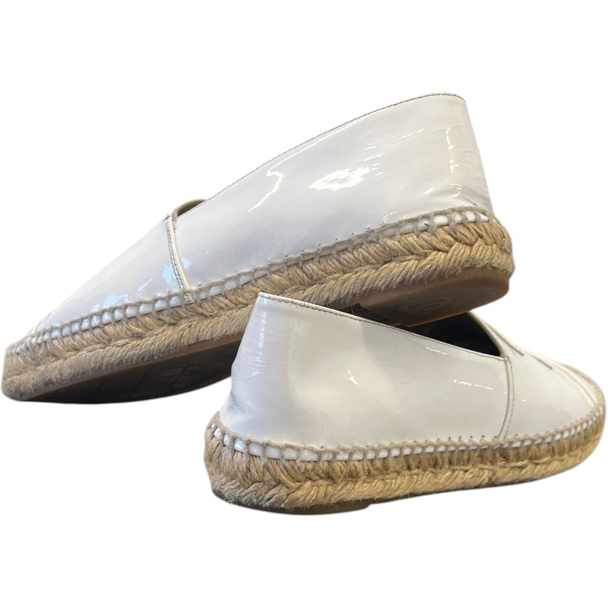 Women's Cc Logo Espadrilles White Size EU 39 / UK 6