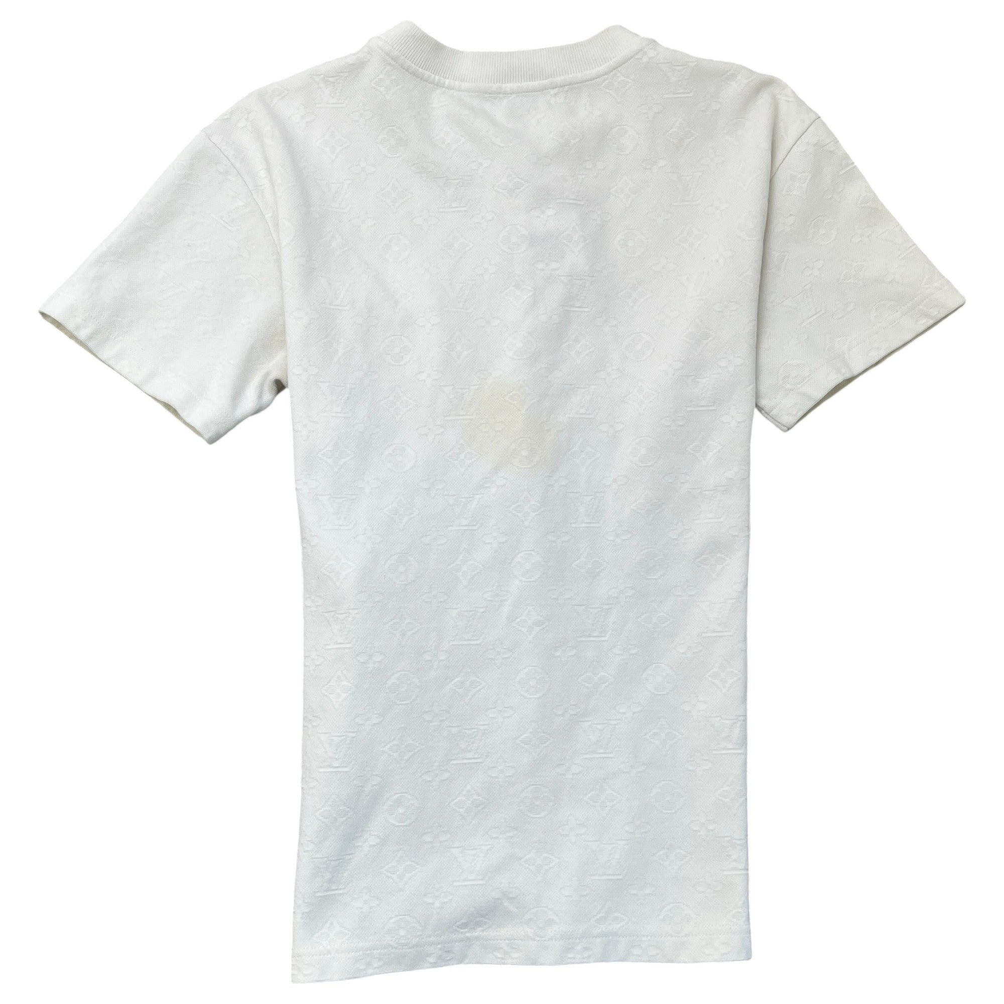 Men's 3D Pocket Monogram T-Shirt White Size XS