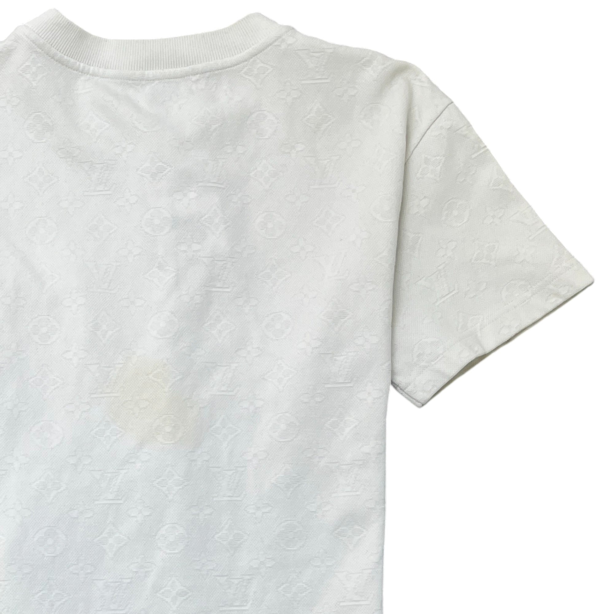 Men's 3D Pocket Monogram T-Shirt White Size XS