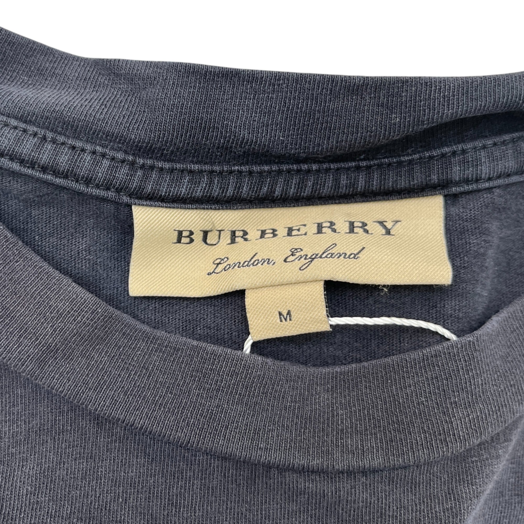 Men's Embroidered Logo T-Shirt Black Size M