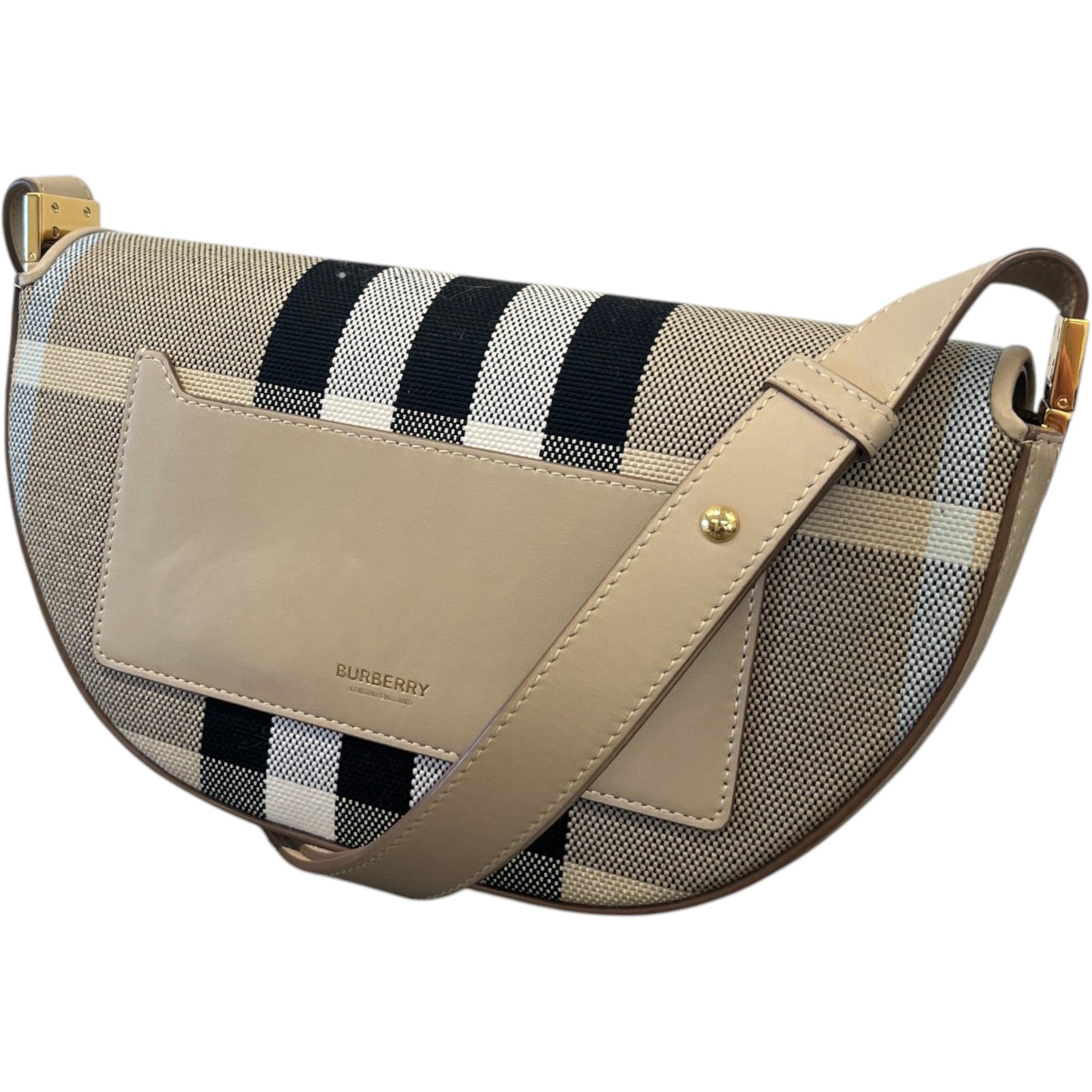Women's Check Olympia Bag Beige