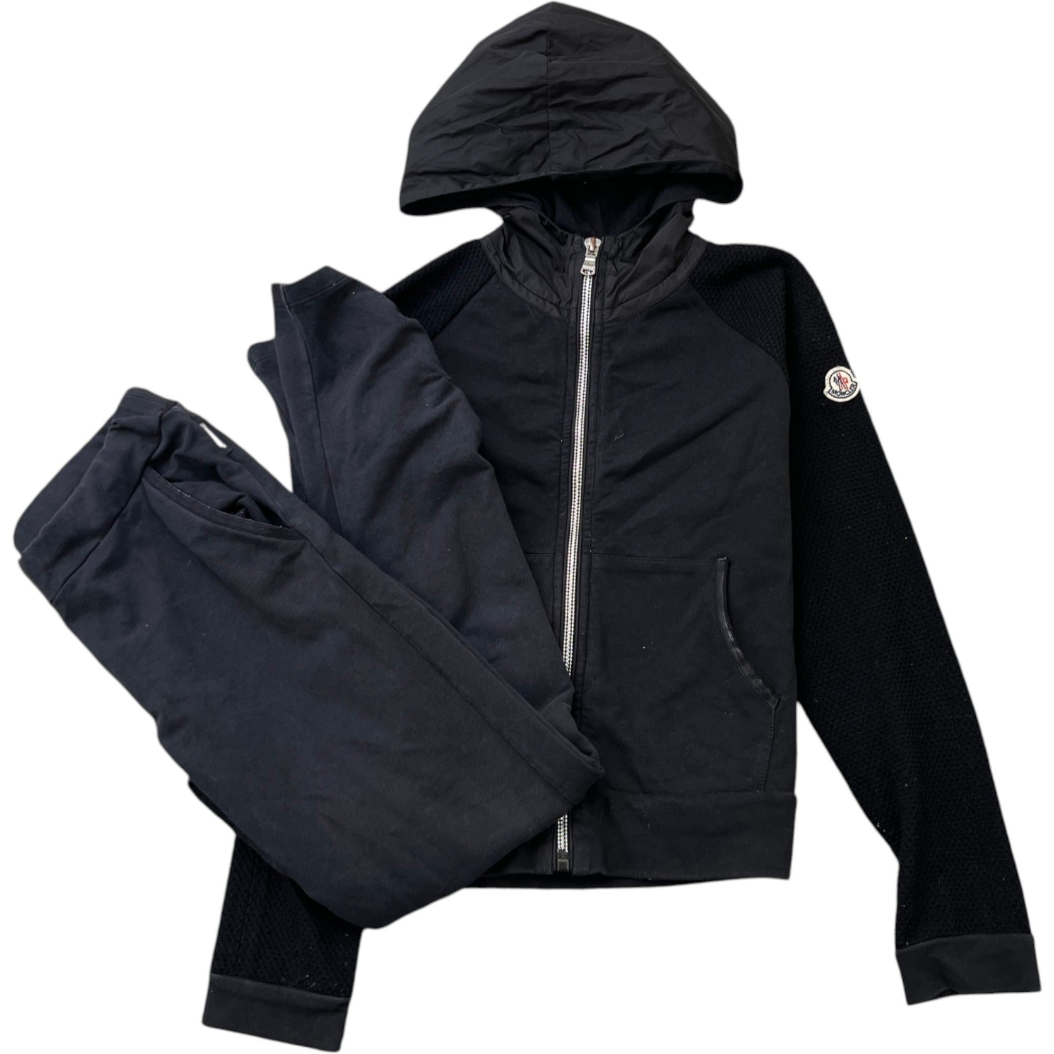 Women's Completo Maglia Girls Age 12 Full Tracksuit Black Size XXS