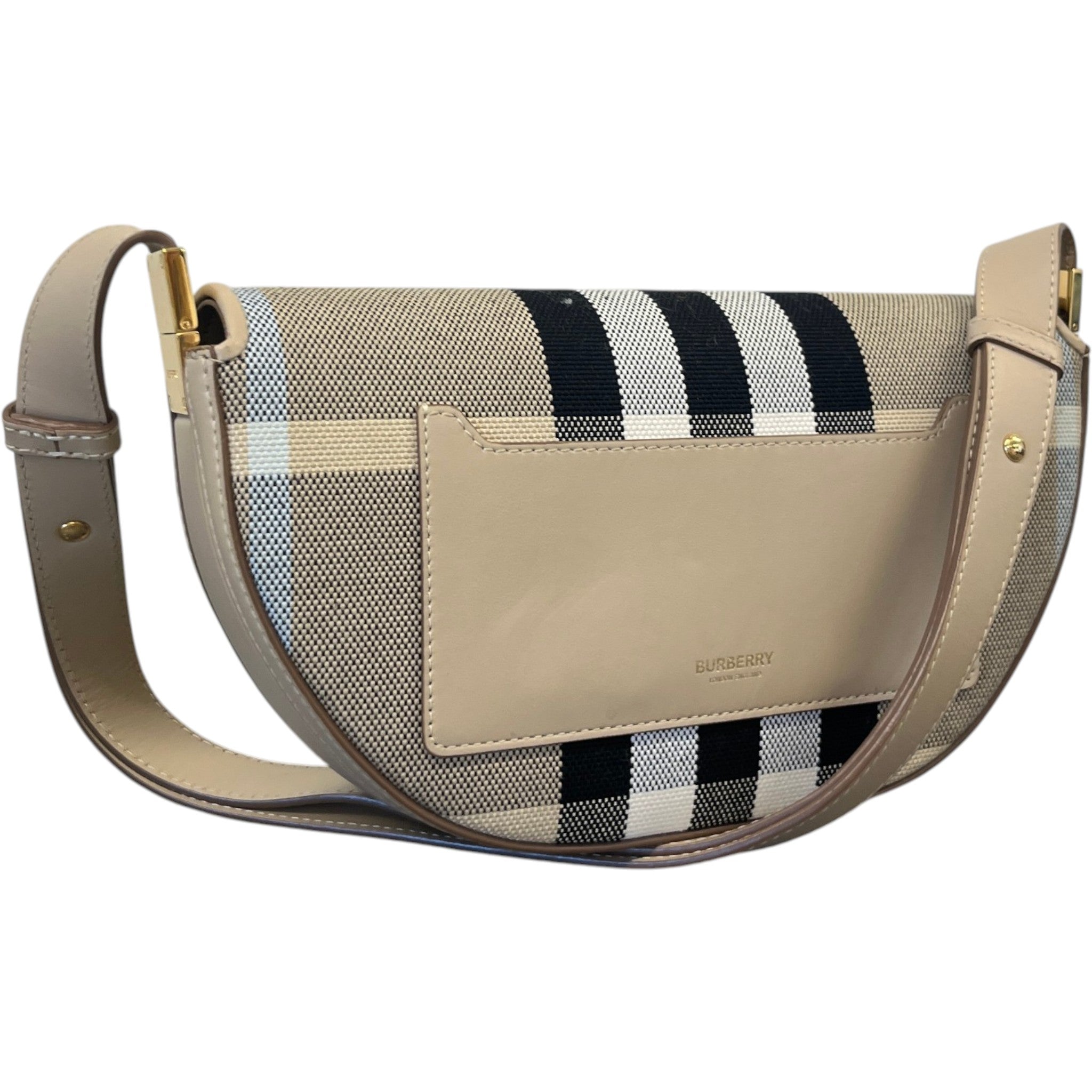 Women's Check Olympia Bag Beige
