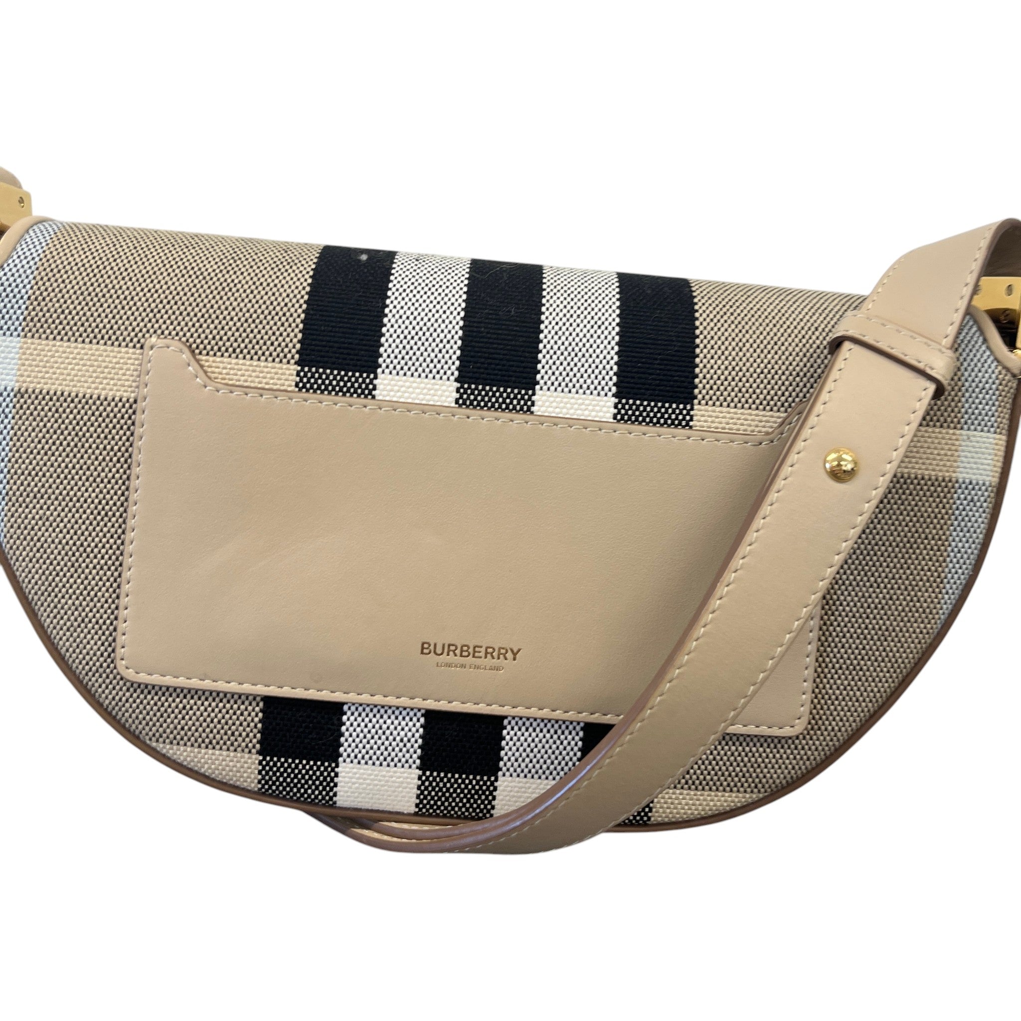 Women's Check Olympia Bag Beige