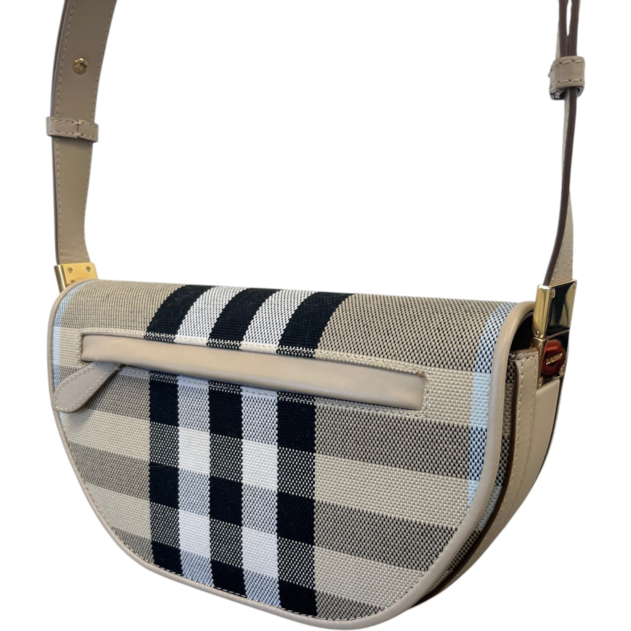 Women's Check Olympia Bag Beige