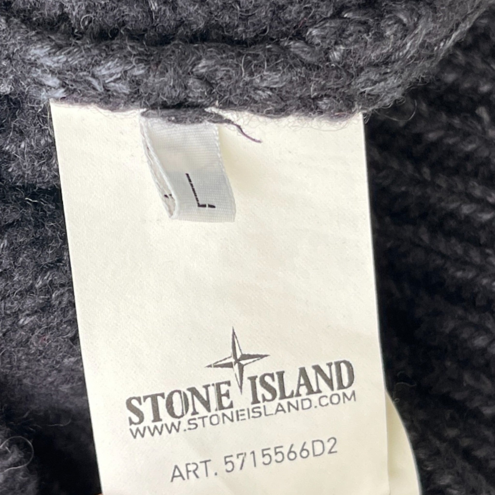 Men's Applique Logo Cardigan Navy Size L