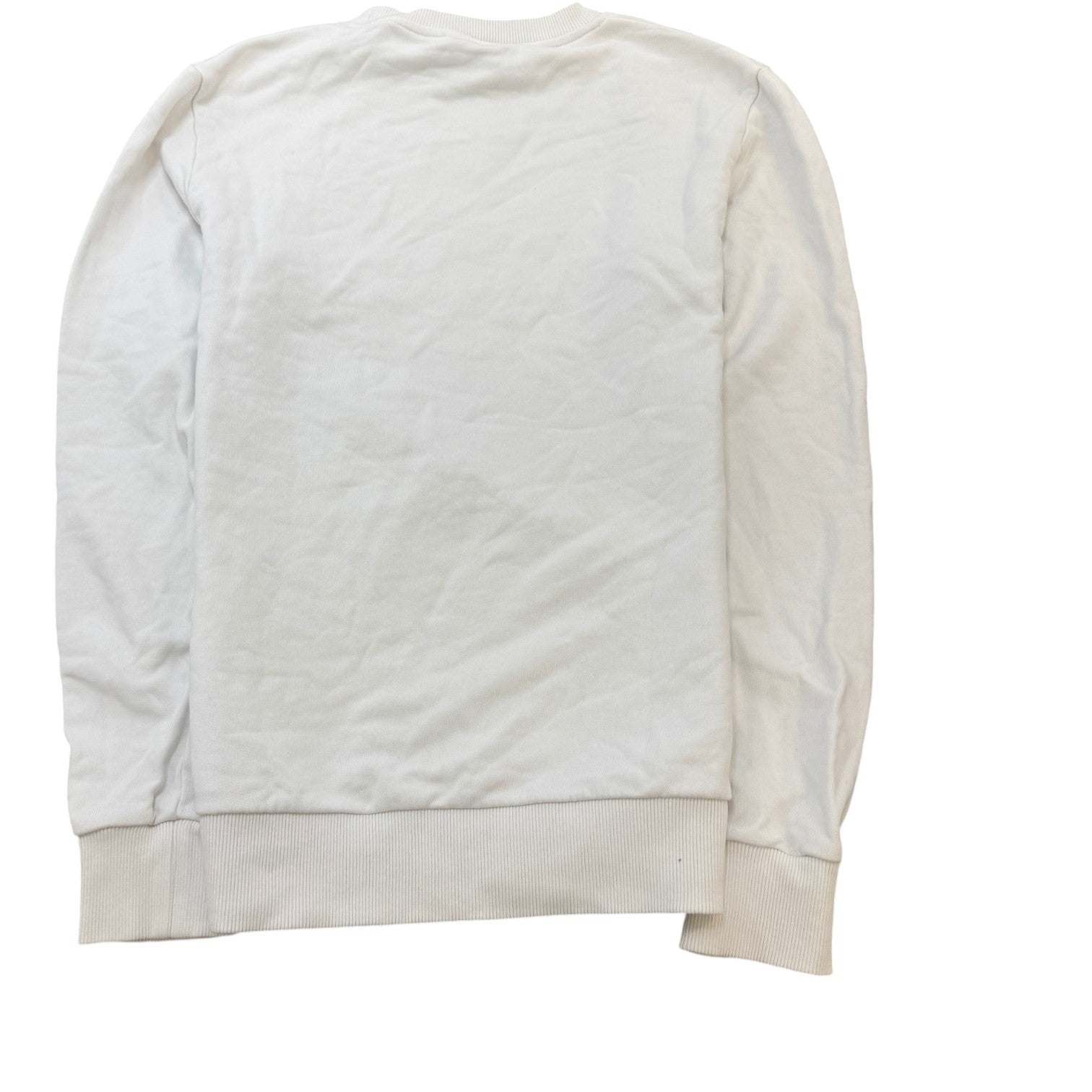 Men's Logo Print Sweatshirt White Size M