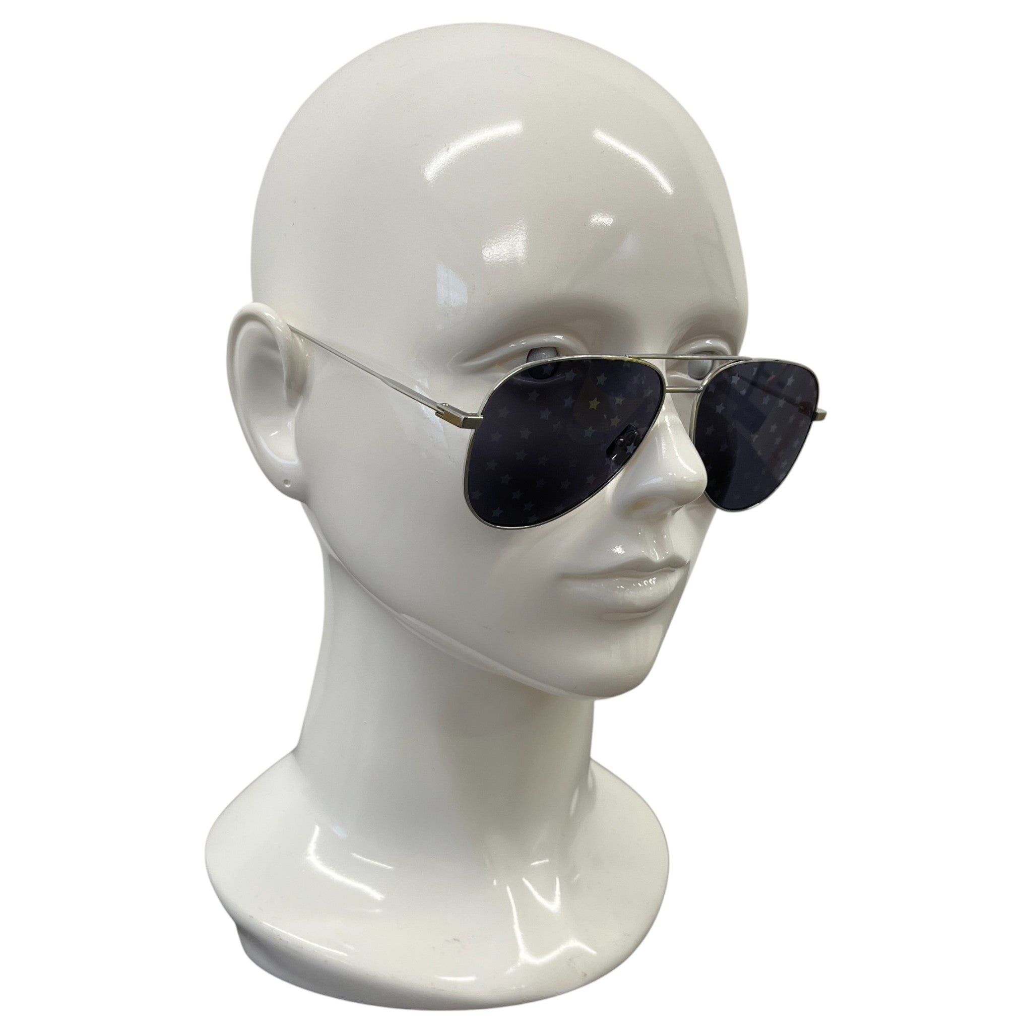 Women's Star Aviator Sunglasses Silver