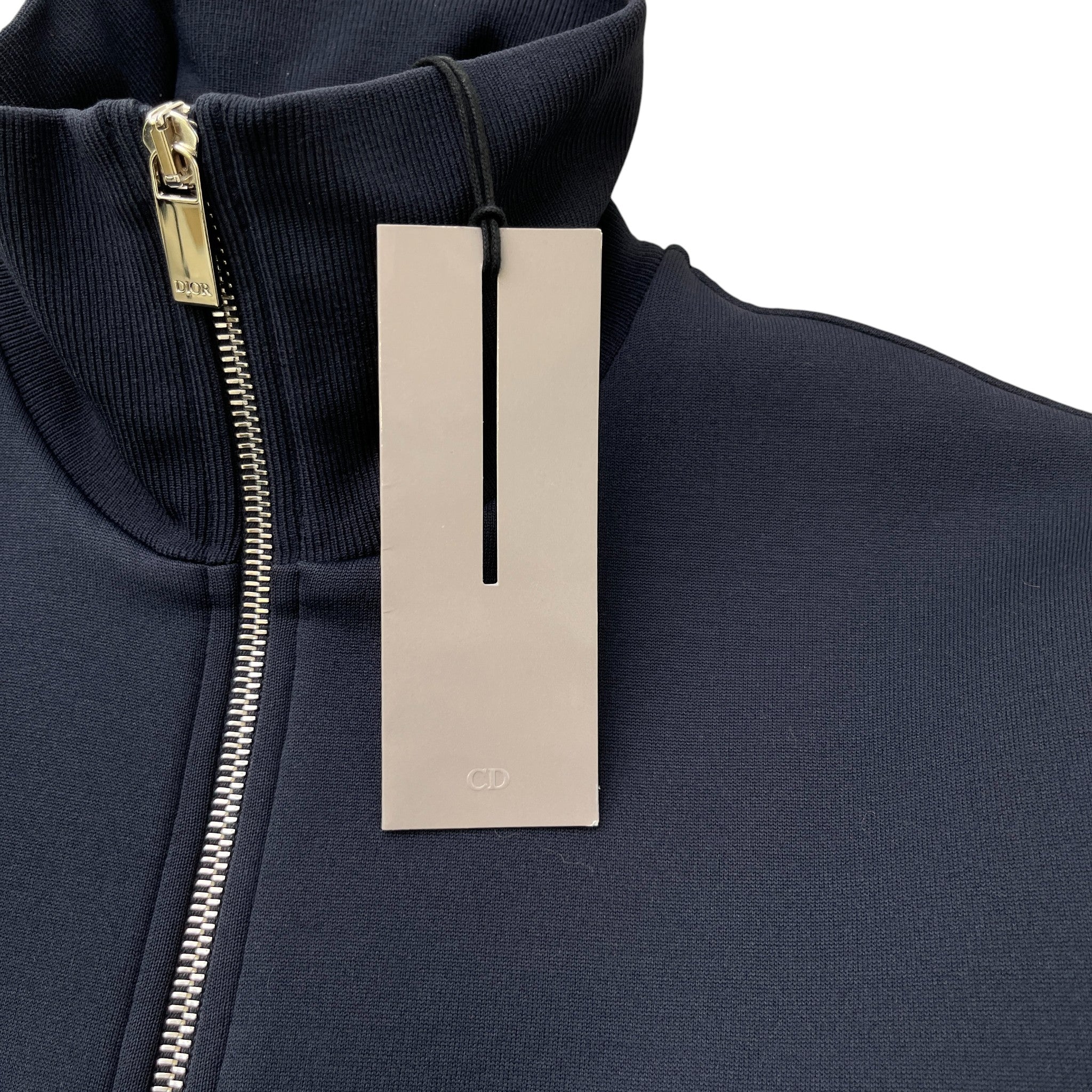 Men's Technical Fabric Track Jacket Navy Size XS